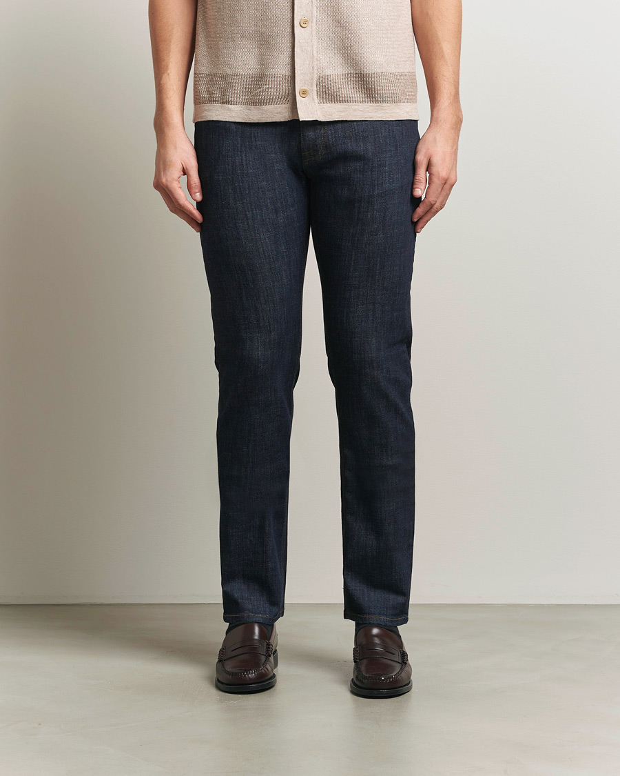 Herren | Hosen | Brioni | 5-Pocket Denim Dark Blue Wash
