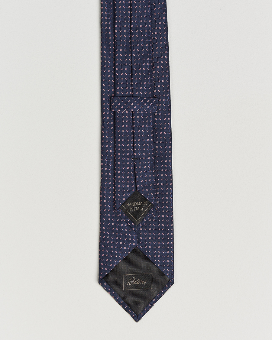 Herren | Krawatten | Brioni | Microstructure Silk Tie Navy