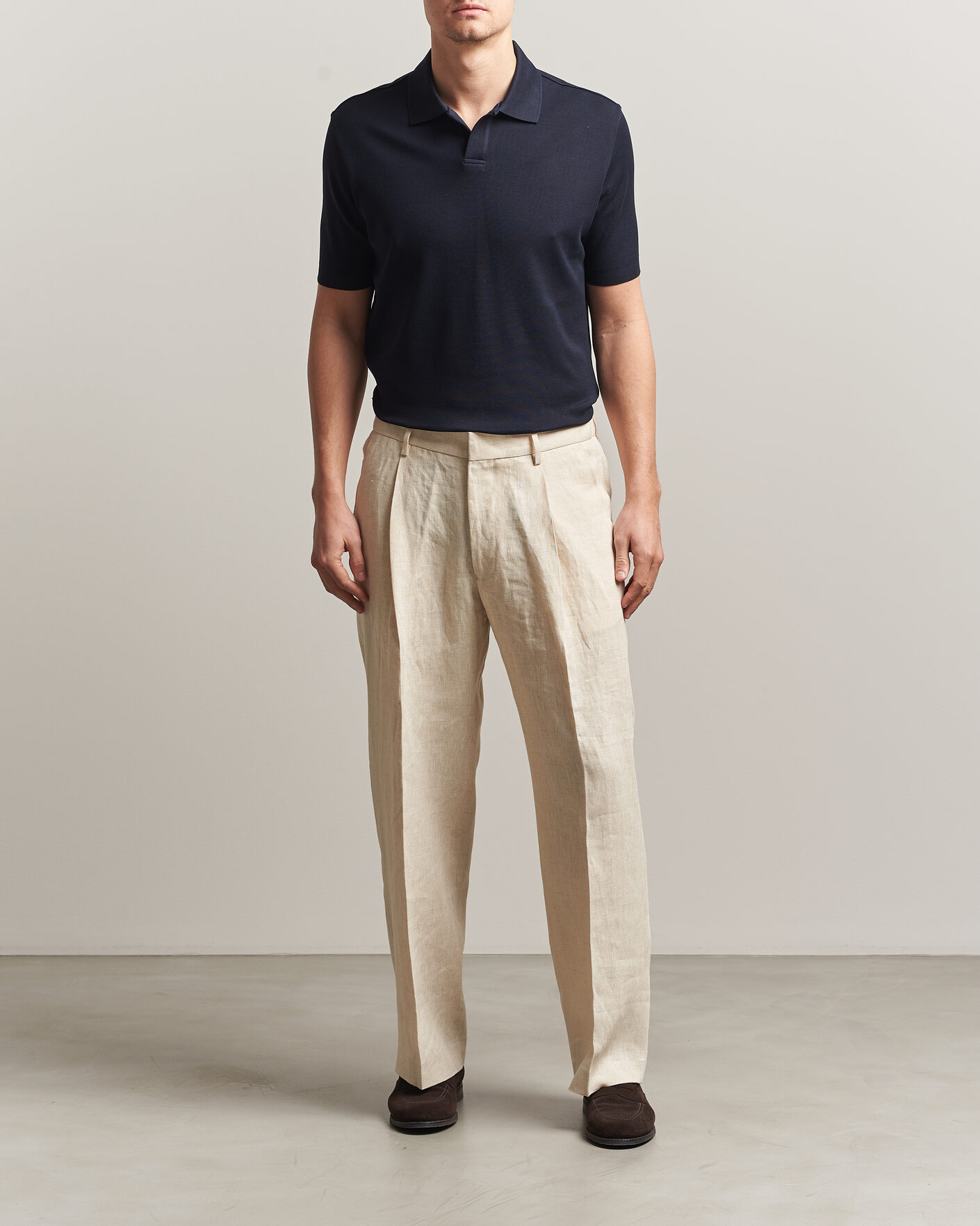 Herren | Poloshirts | Altea | Jersey Piquet Polo Navy