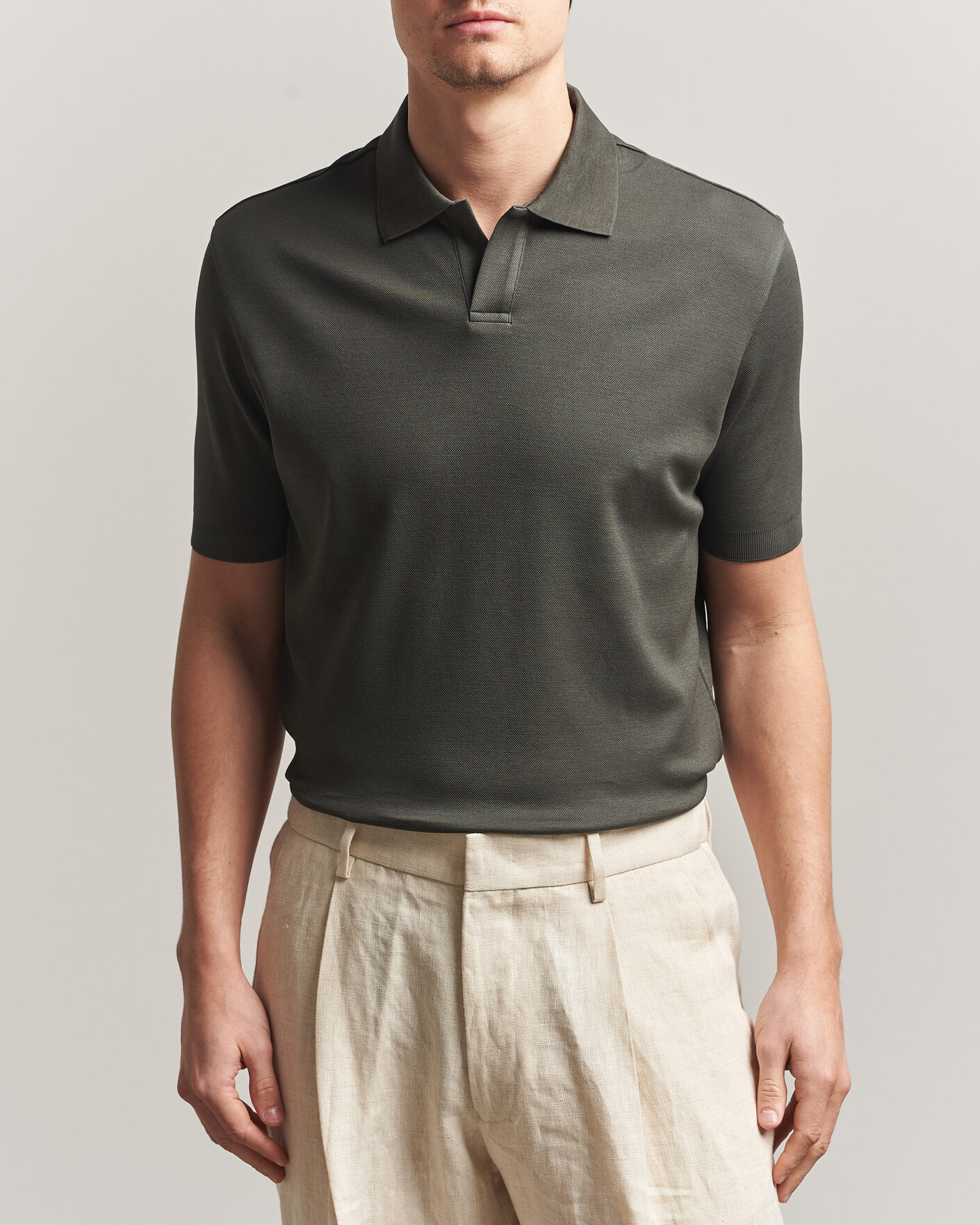 Herren | Poloshirts | Altea | Jersey Piquet Polo Dark Green