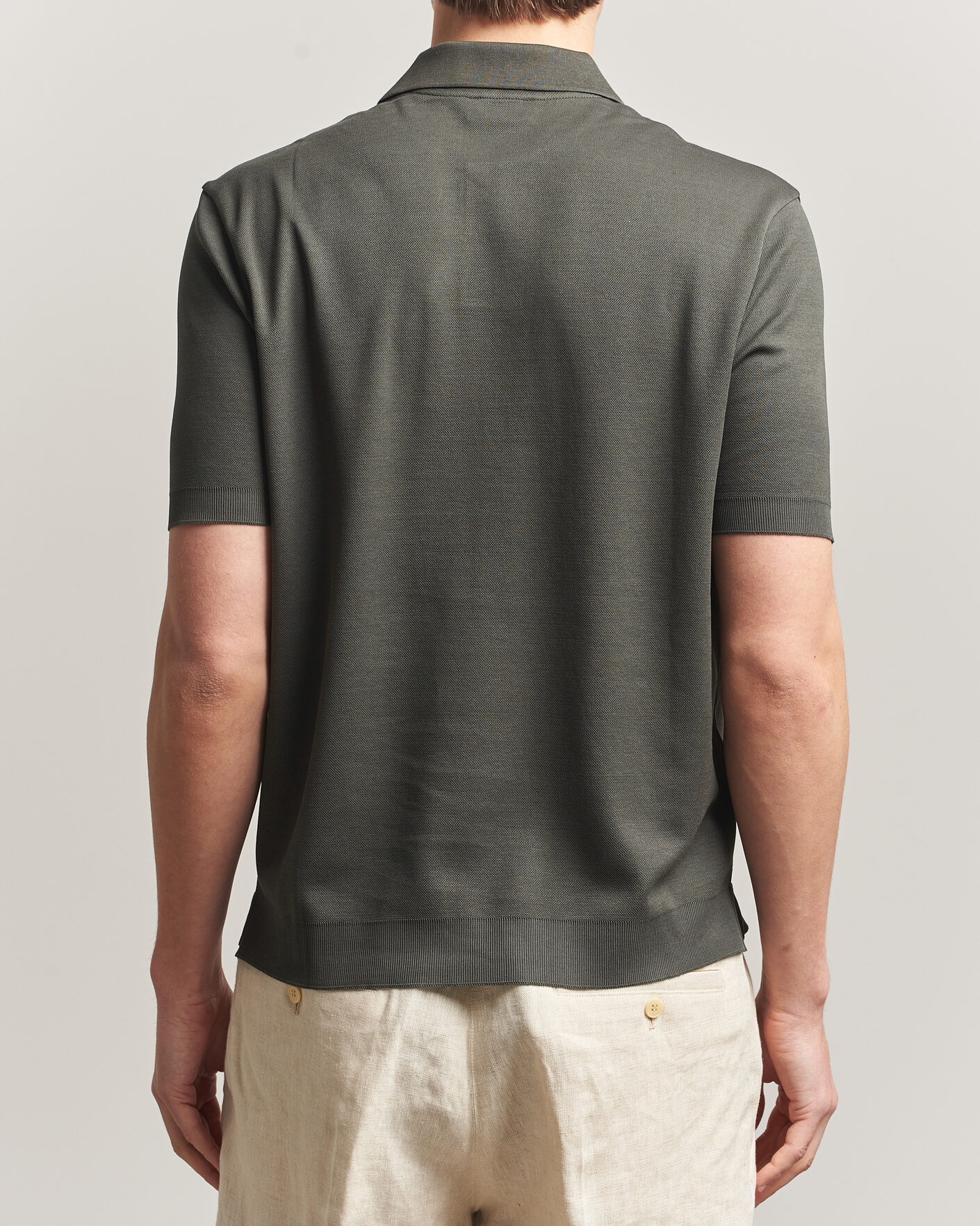 Herren | Poloshirts | Altea | Jersey Piquet Polo Dark Green