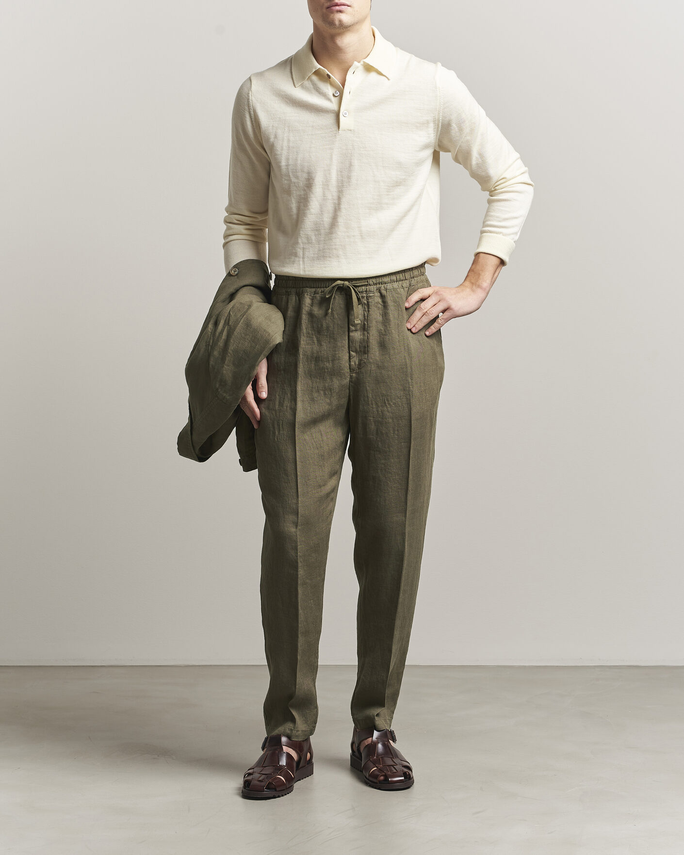 Herren | Hosen | Altea | Linen Pants Military