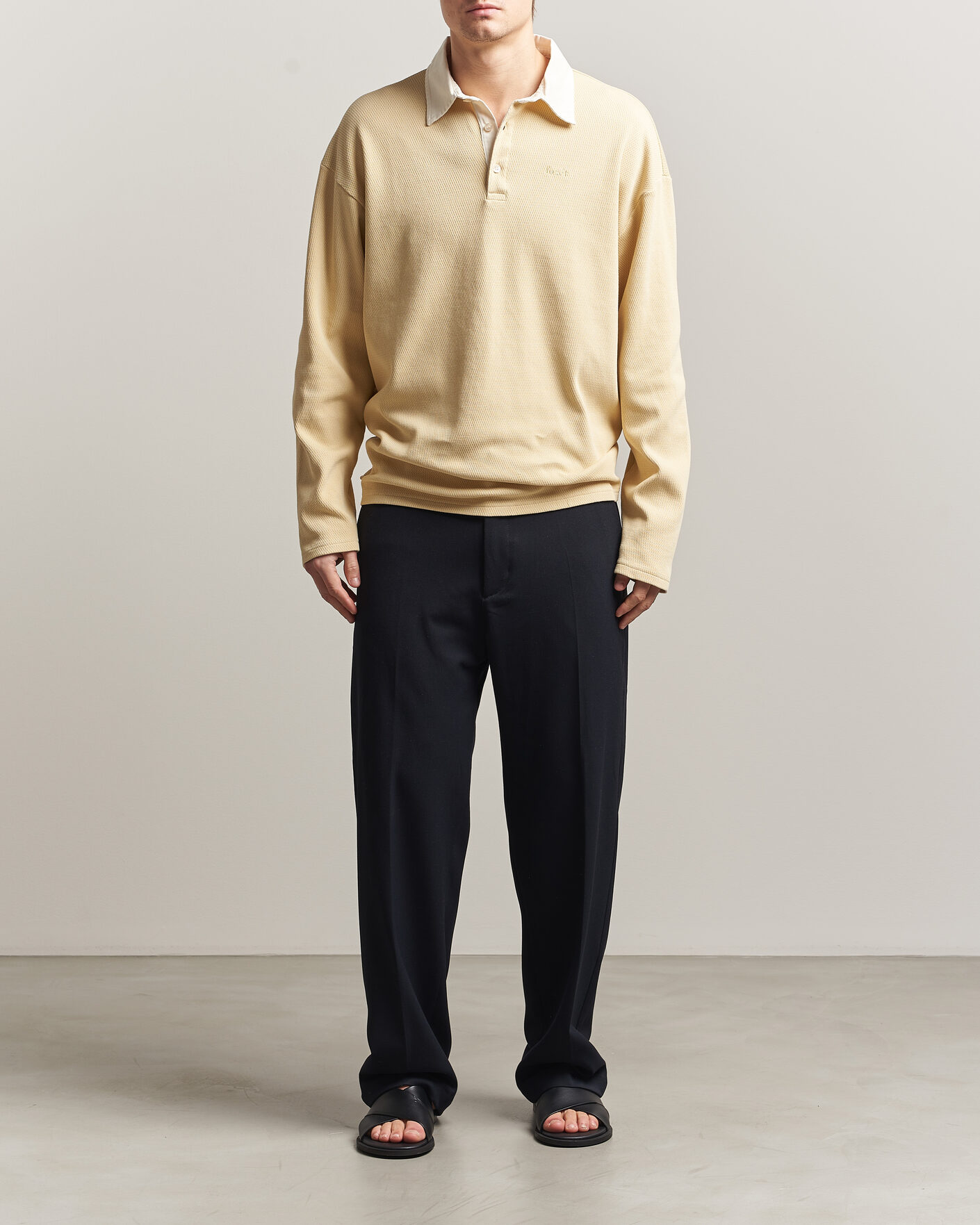 Herren | Pullover | Forét | Match Rugby Structured Sweatshirt Vintage Yellow