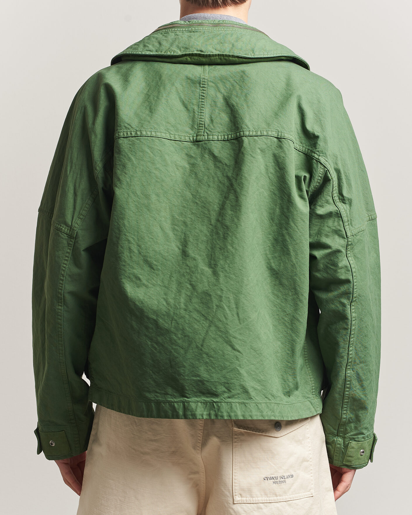 Herren | Jacken | Stone Island | Marina Panama Weave Coach Jacket Quartz Green
