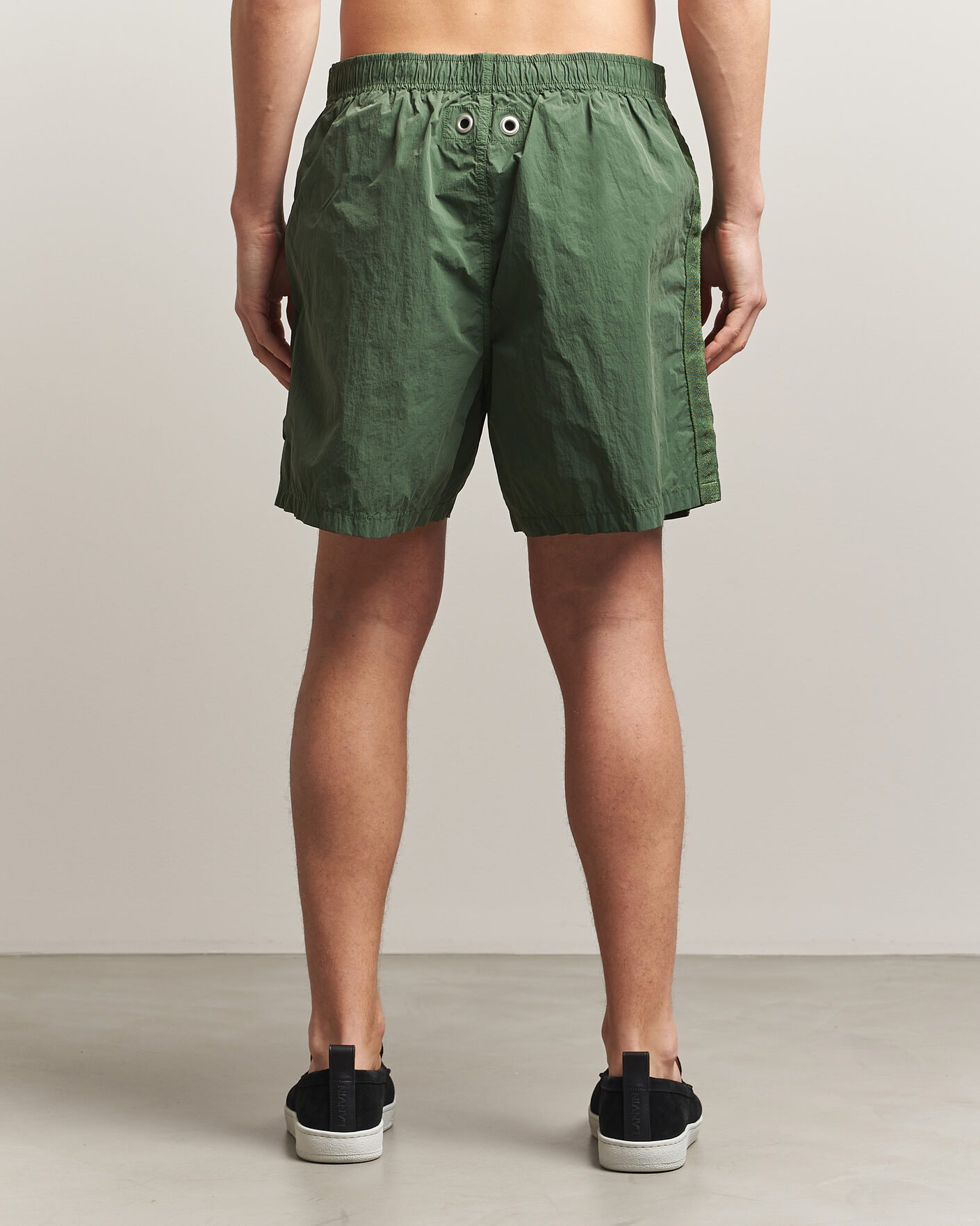 Herren | Badehosen | Stone Island | Marina Micro Brushed Nylon-TC Swimshorts Quartz Green