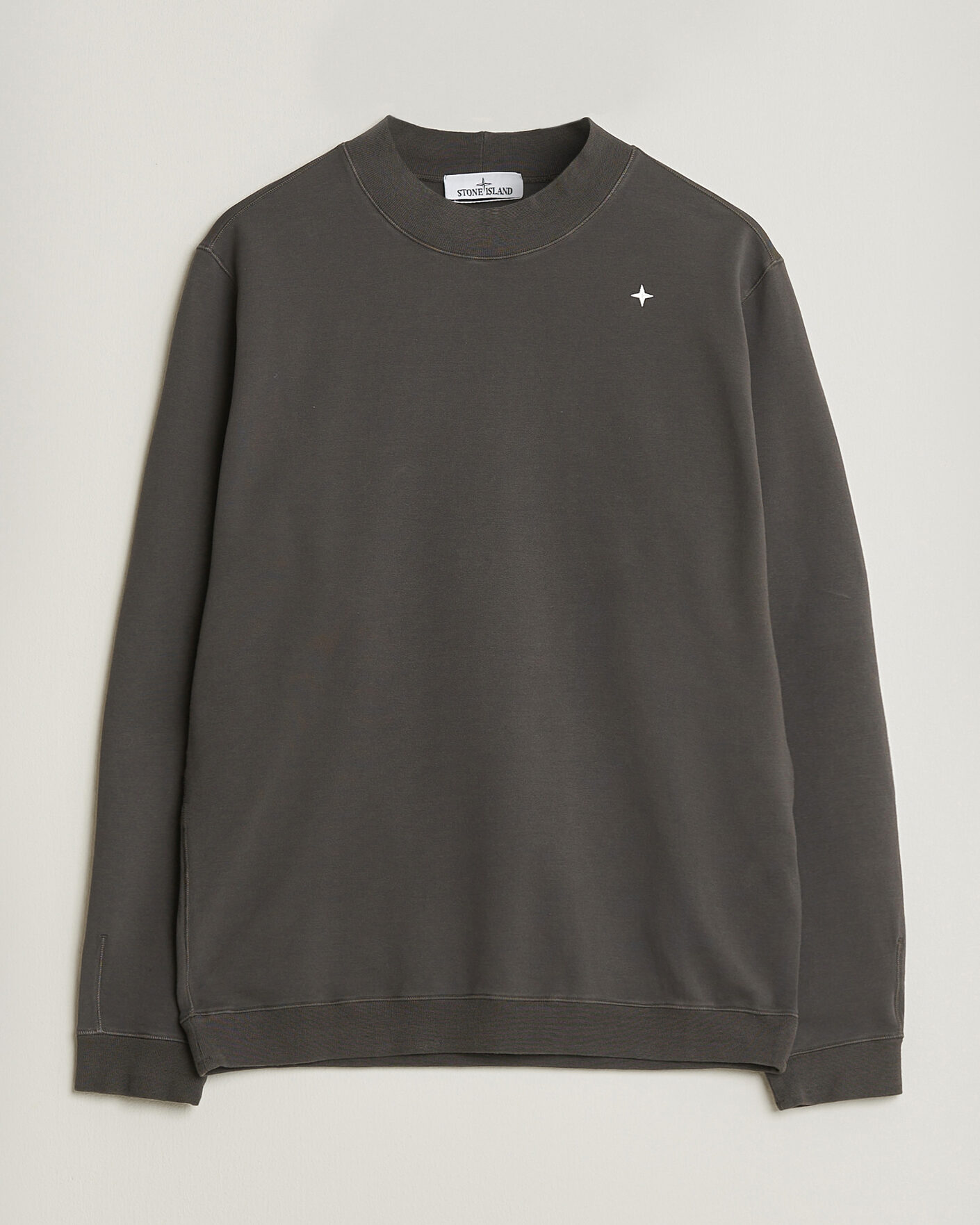 Herren | Pullover | Stone Island | Stellina Cotton Sweatshirt Charcoal