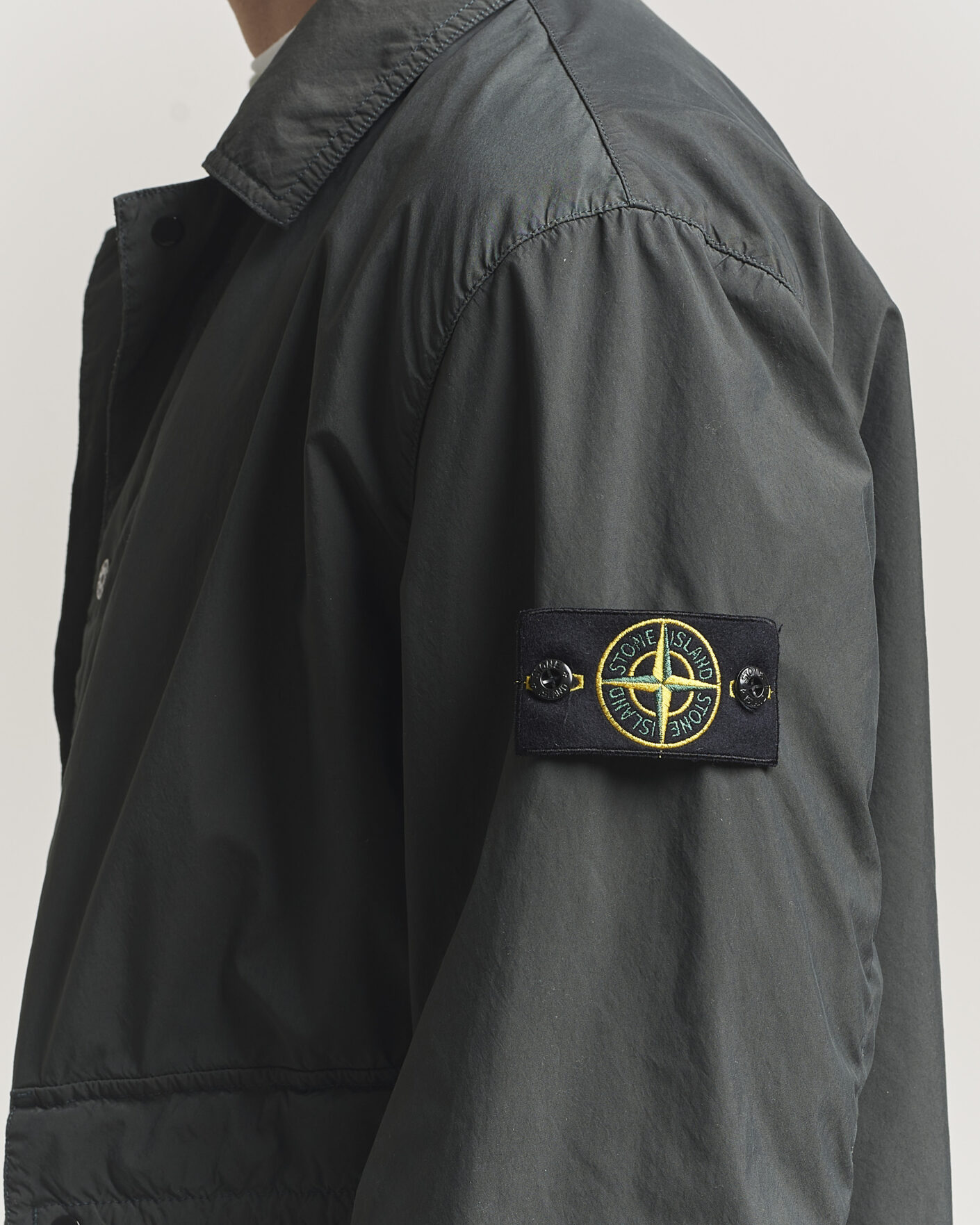 Herren | Jacken | Stone Island | Light Compact Car Coat Charcoal
