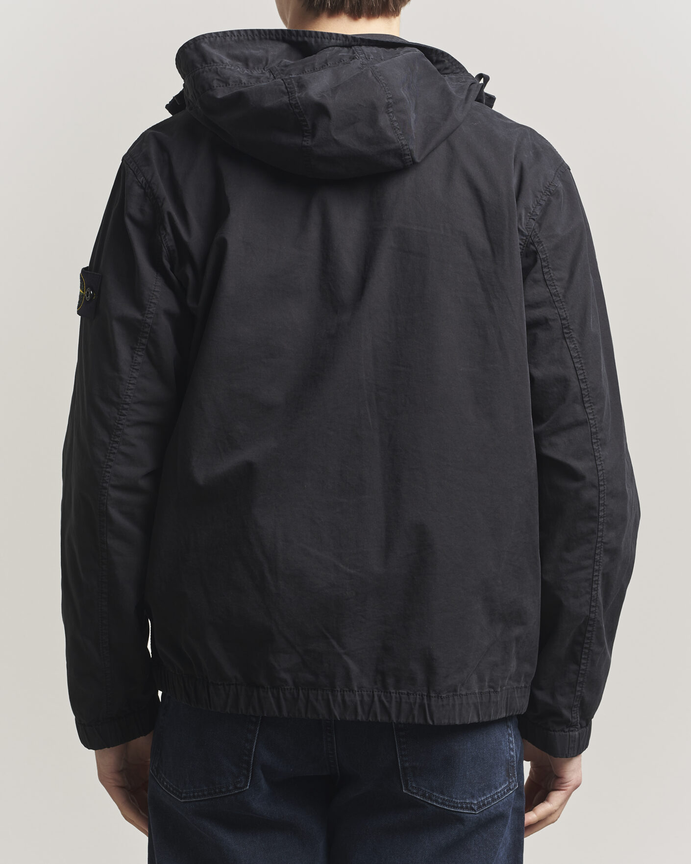Herren | Jacken | Stone Island | Stretch Cotton Twill Hood Jacket Black