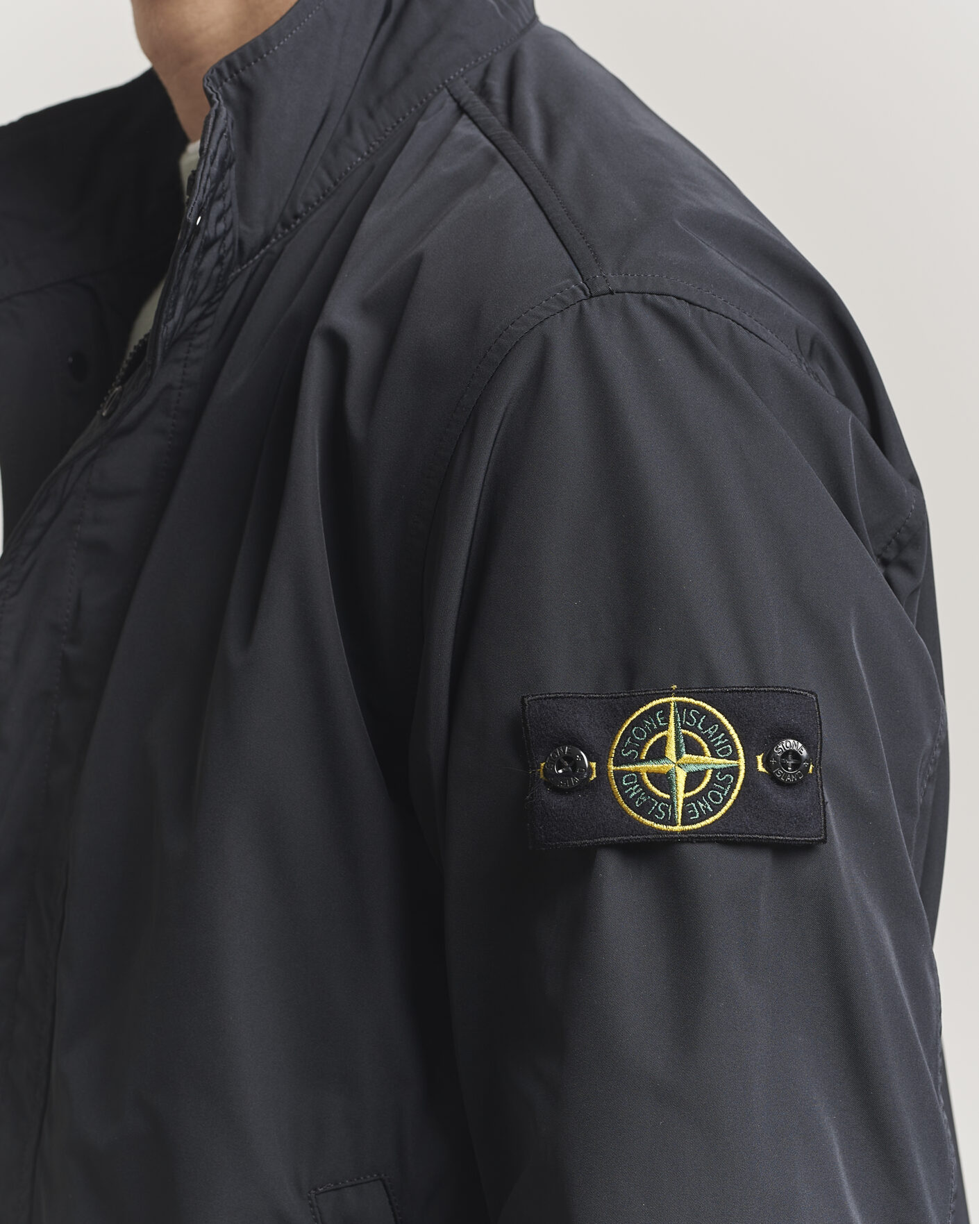 Herren | Jacken | Stone Island | Micro Twill Stand Collar Jacket Black