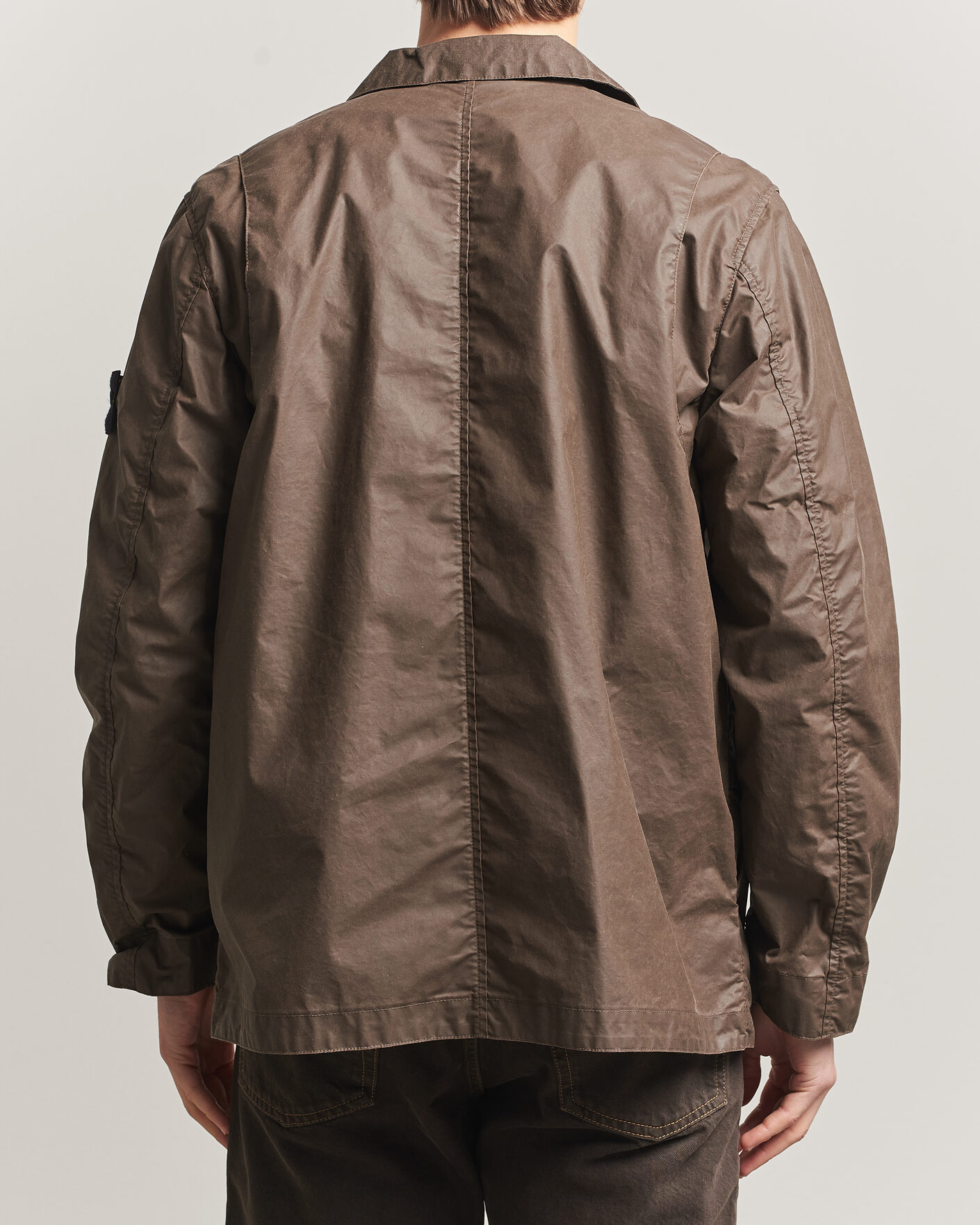 Herren | Jacken | Stone Island | Waxed Pigment Cotton Tela Field Jacket Umber