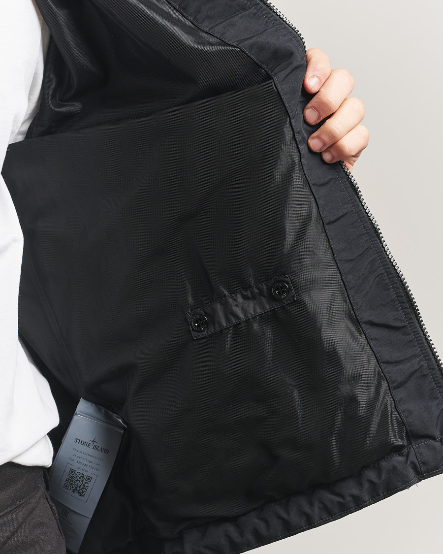 Herren | Jacken | Stone Island | Crinkle Reps Padded Hood Jacket Black