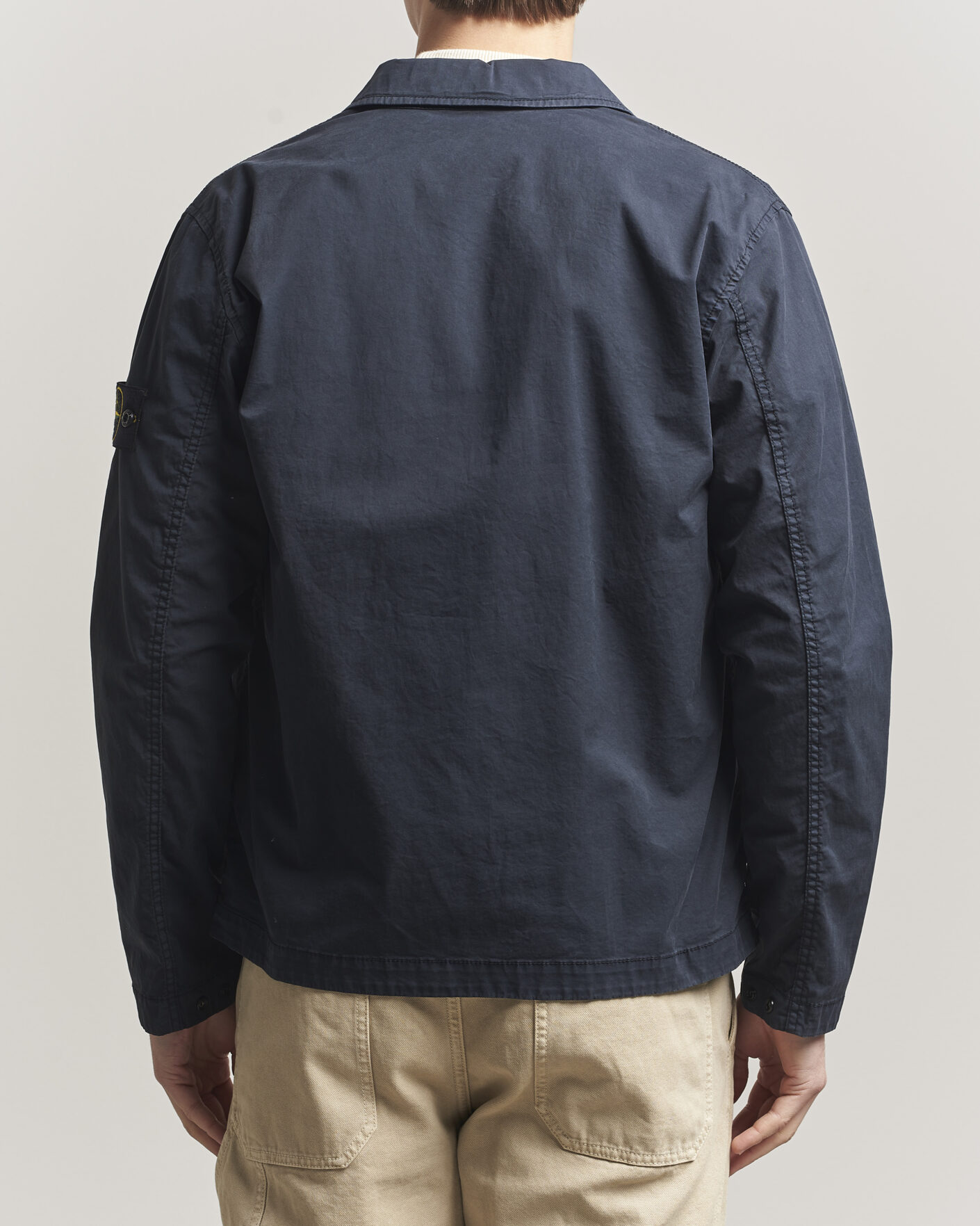 Herren | Jacken | Stone Island | Organic Cotton Twill Overshirt Navy