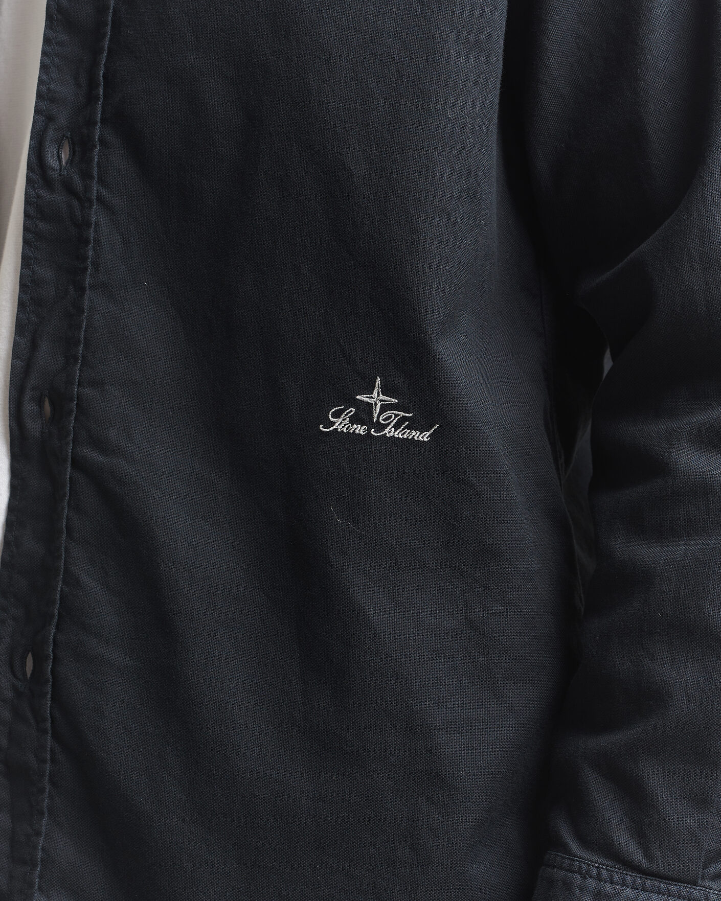 Herren | Hemden | Stone Island | Organic Cotton Oxford Shirt Navy