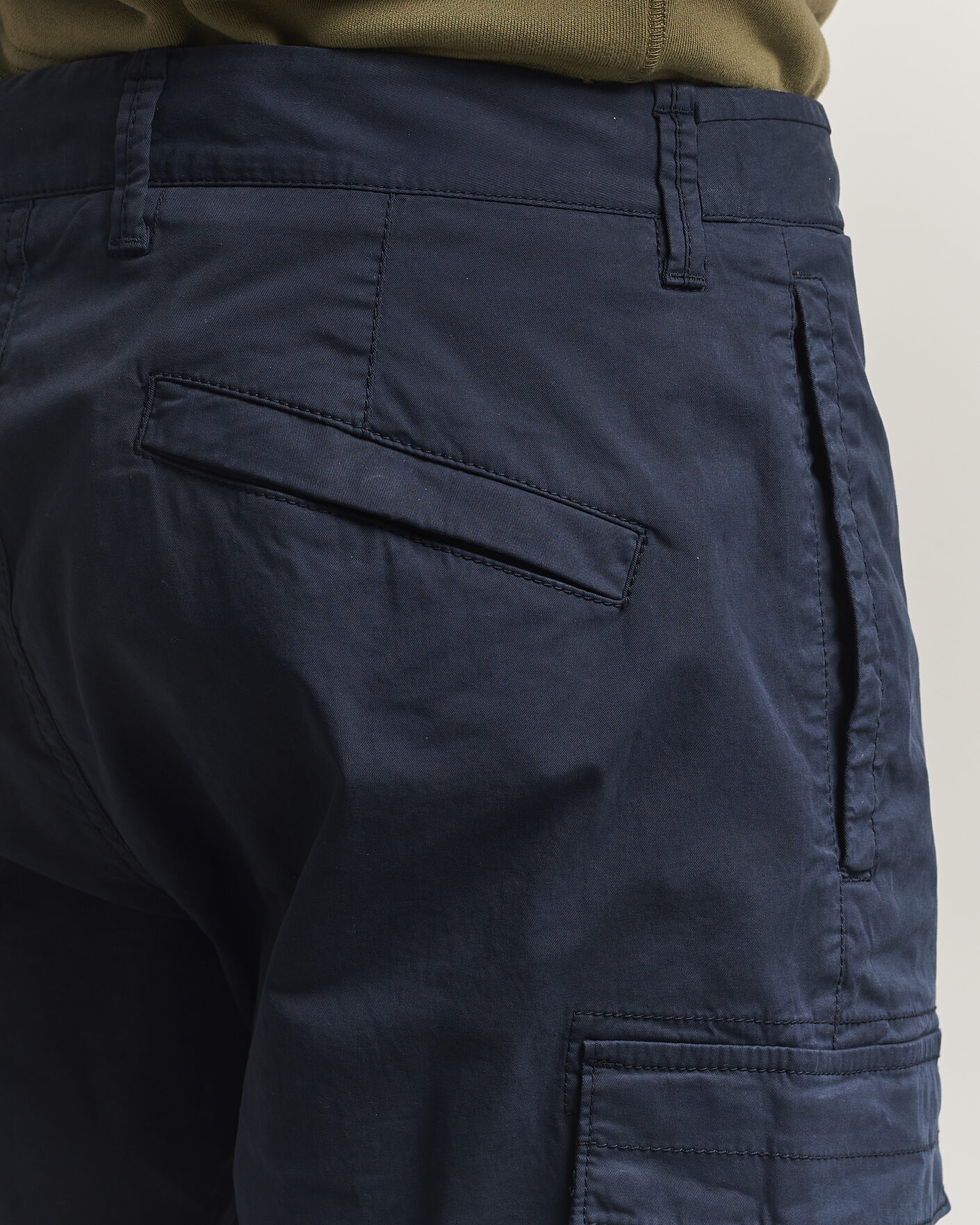 Herren | Hosen | Stone Island | Stretch Cotton Twill Cargo Trousers Navy