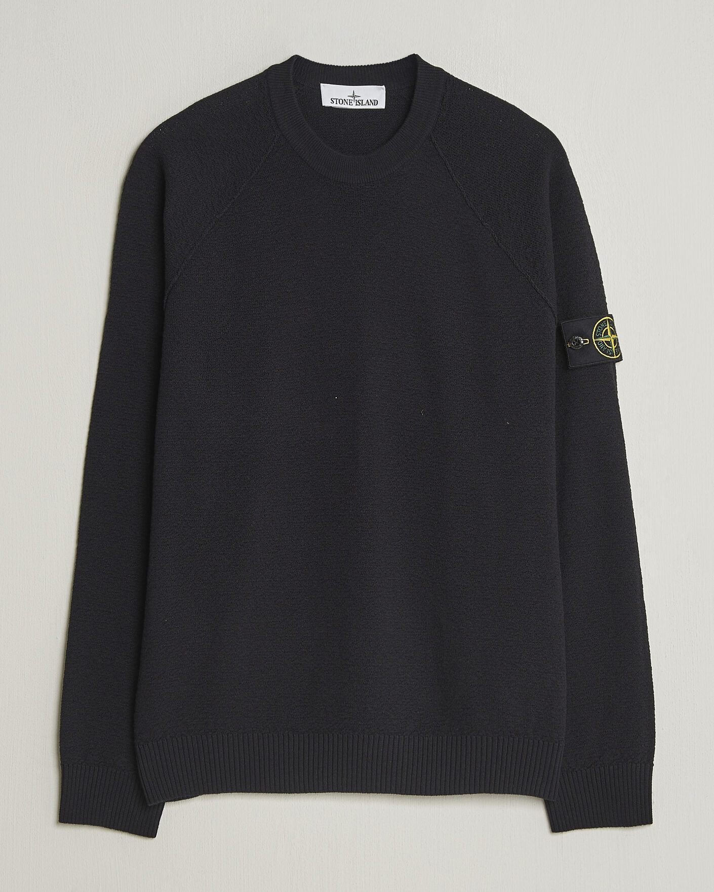 Herren | Pullover | Stone Island | Raw Hand Organic Cotton Crewneck Navy