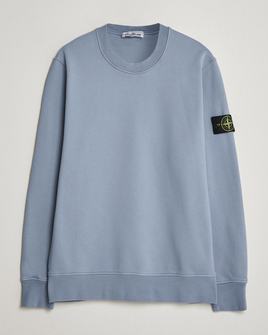 Herren | Pullover | Stone Island | Garment Dyed Fleece Sweatshirt Dark Blue
