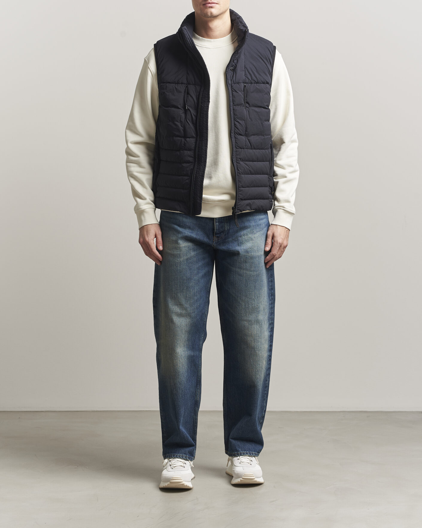 Herren | Westen | Stone Island | Nylon Down Vest Navy