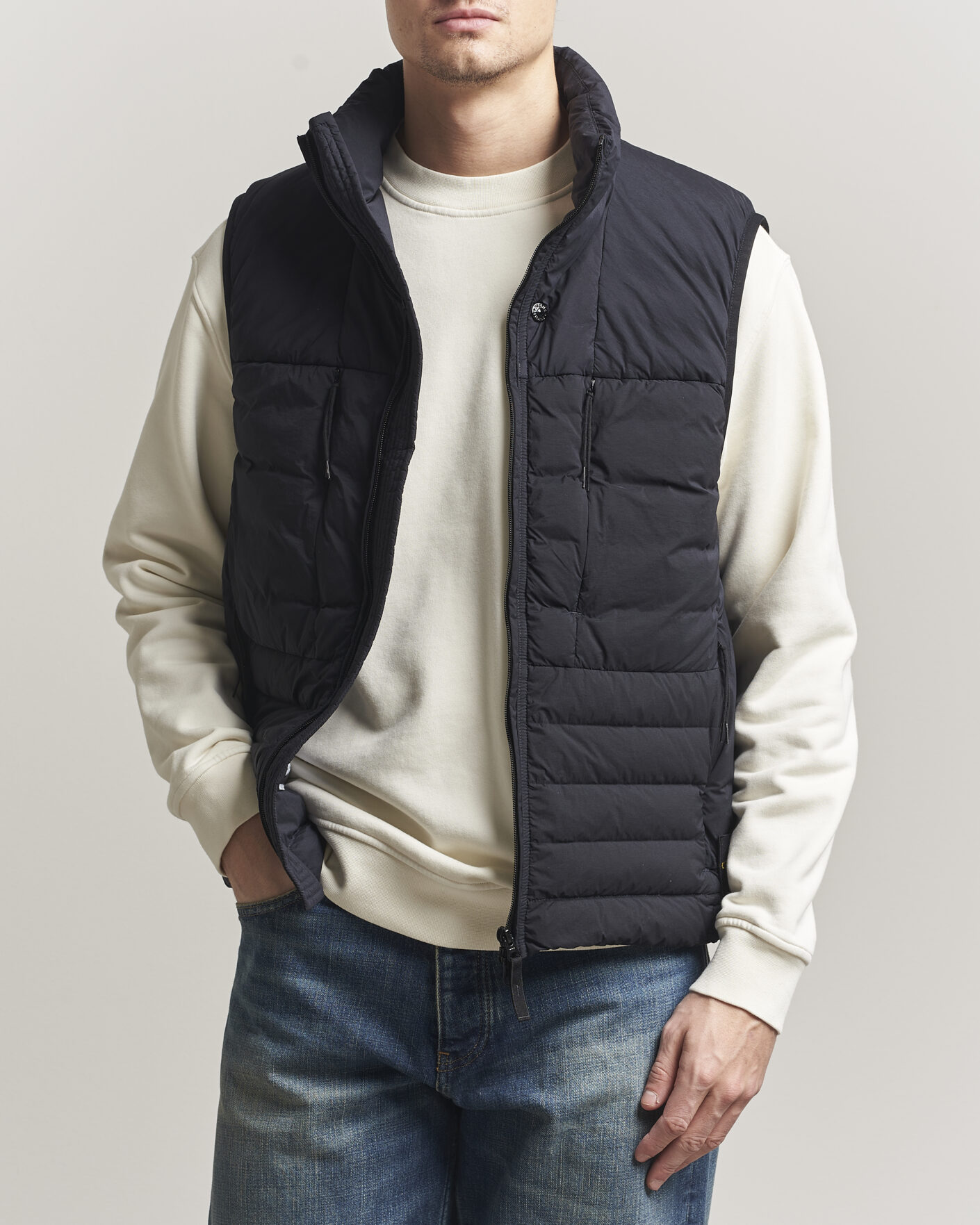 Herren | Westen | Stone Island | Nylon Down Vest Navy