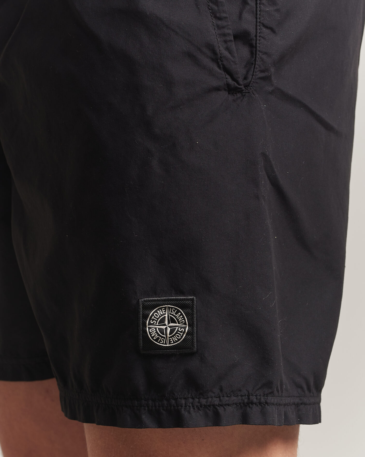 Herren | Badehosen | Stone Island | Brushed Nylon Swimshorts Black