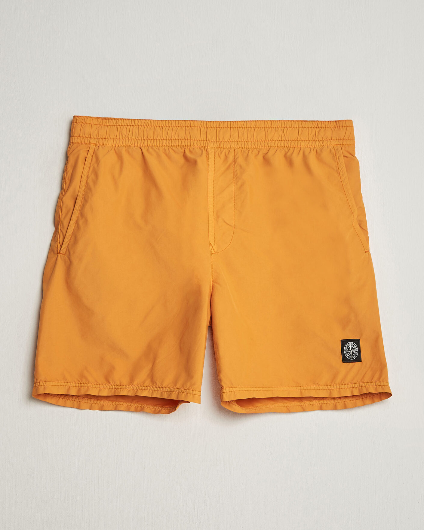 Herren | Badehosen | Stone Island | Brushed Nylon Swimshorts Tangerine