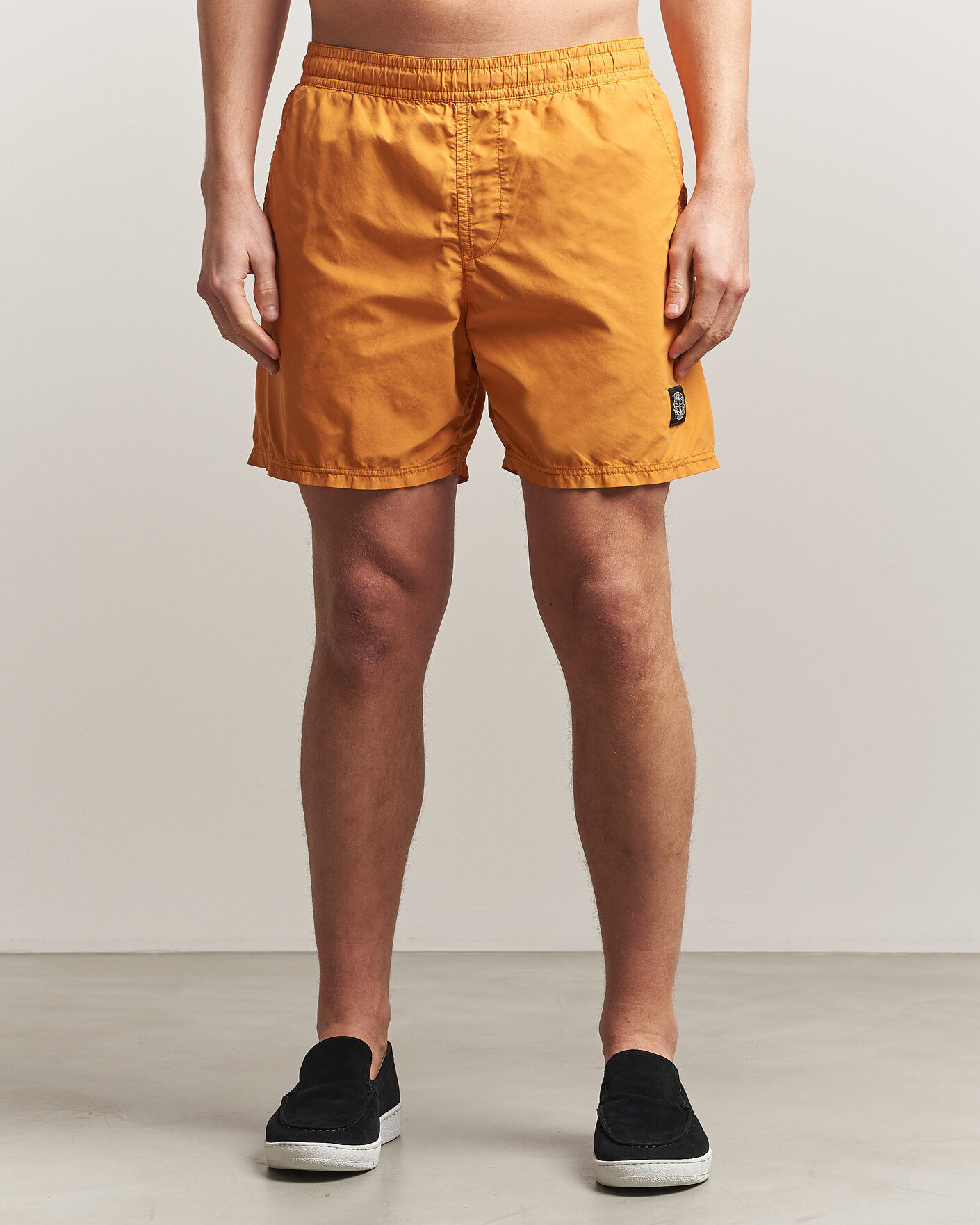 Herren | Badehosen | Stone Island | Brushed Nylon Swimshorts Tangerine