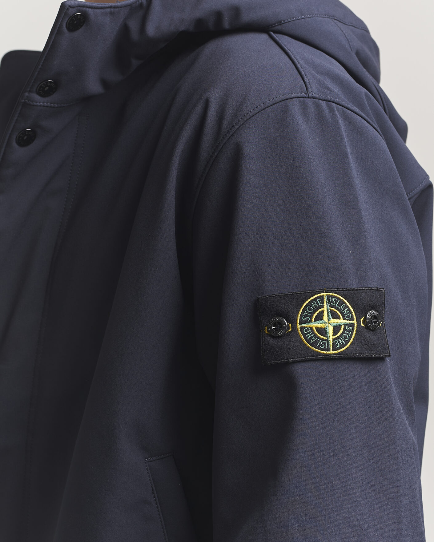 Herren | Jacken | Stone Island | Soft Shell Hooded Jacket Navy