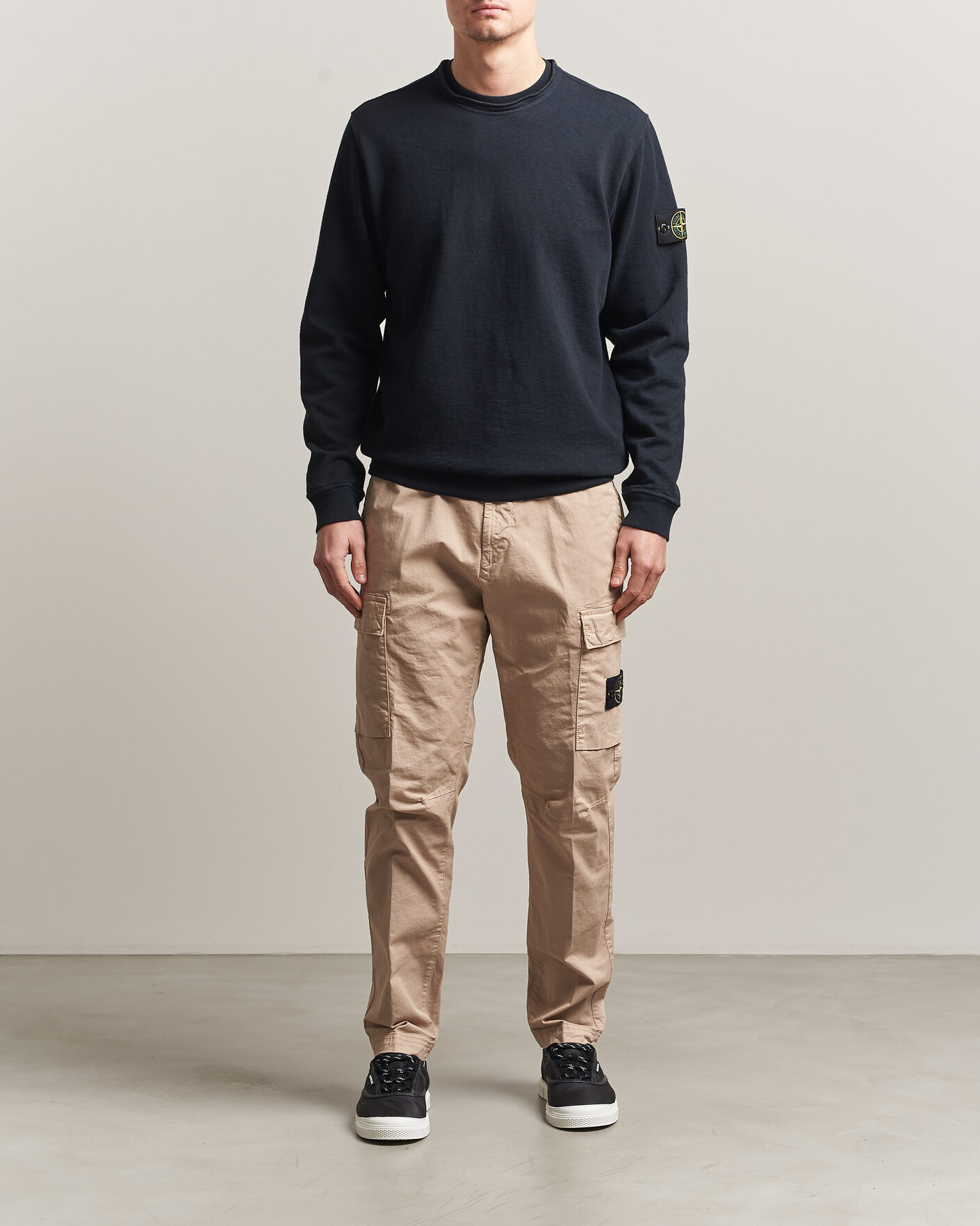 Herren | Pullover | Stone Island | Old Dyed Cotton Sweatshirt Navy