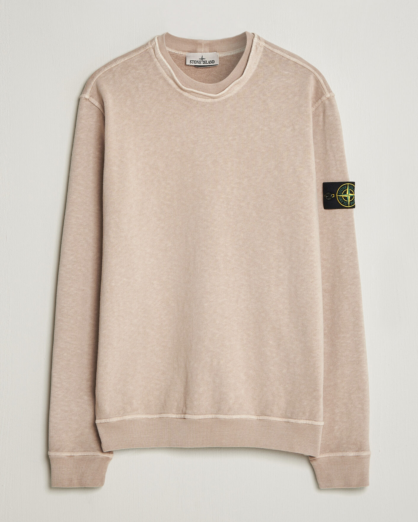 Herren | Pullover | Stone Island | Old Dyed Cotton Sweatshirt Desert