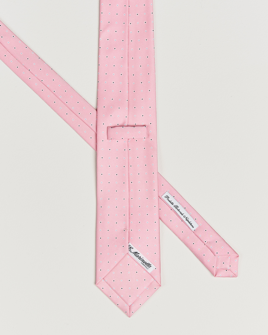 Herren | Krawatten | E. Marinella | 3-Fold Printed Silk Tie Pink