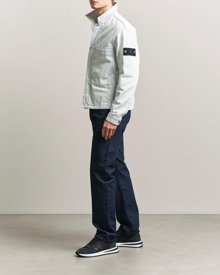 Herren | Jacken | Stone Island | Denim Jacket Ultra Bleached