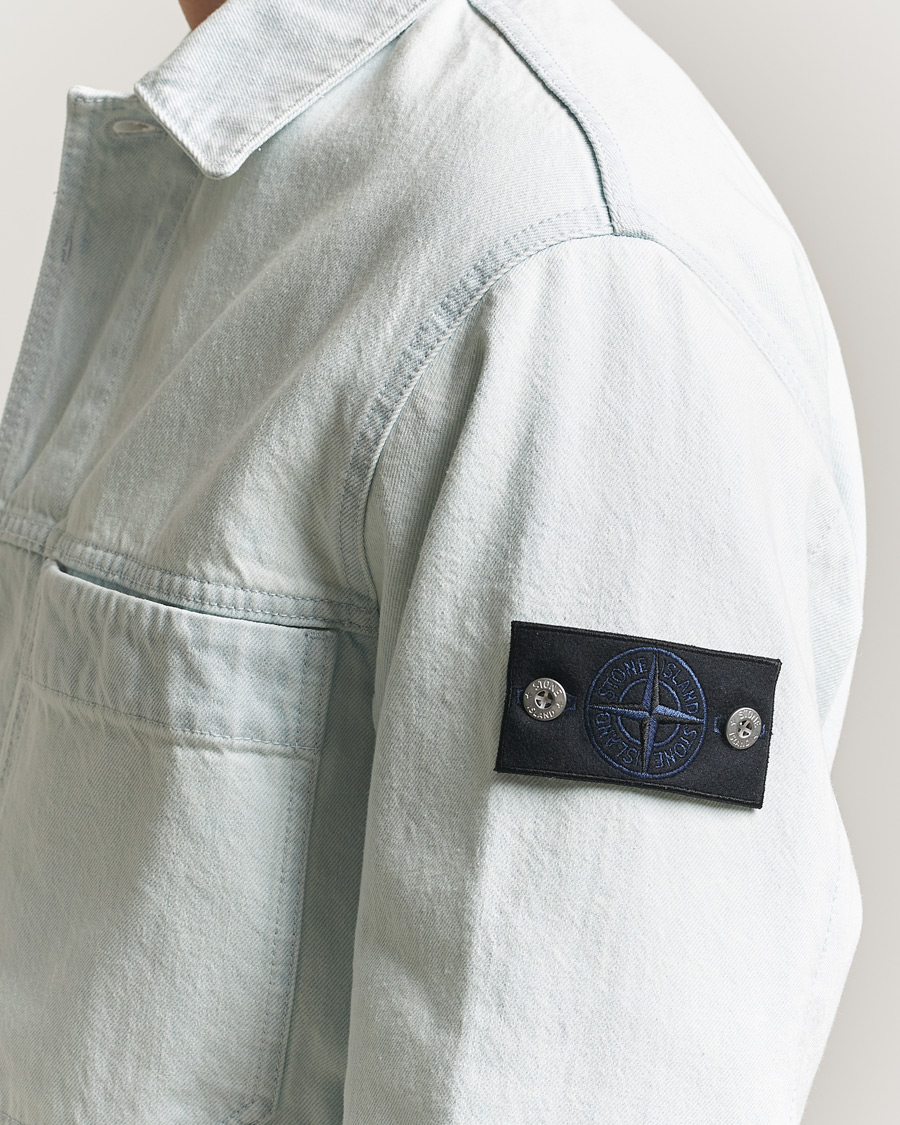 Herren | Jacken | Stone Island | Denim Jacket Ultra Bleached