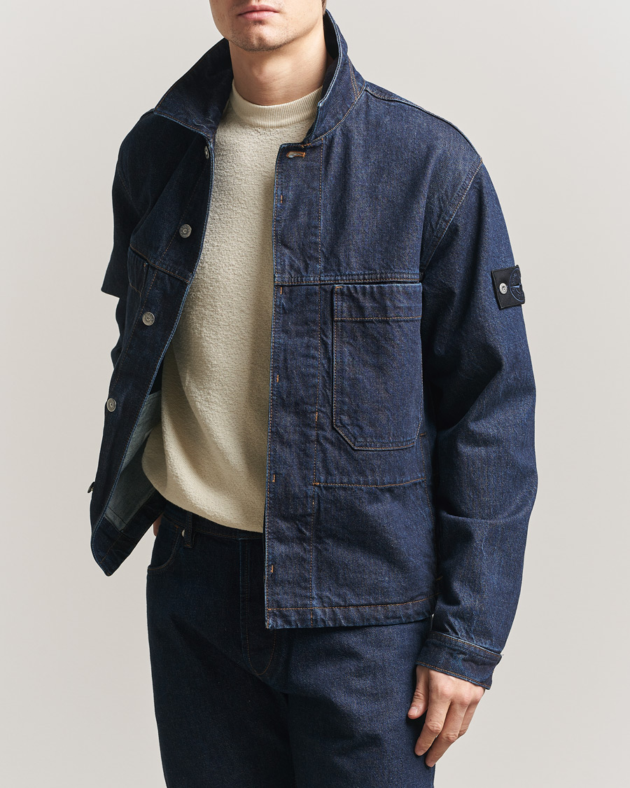 Herren | Jacken | Stone Island | Denim Jacket Blue Rinse