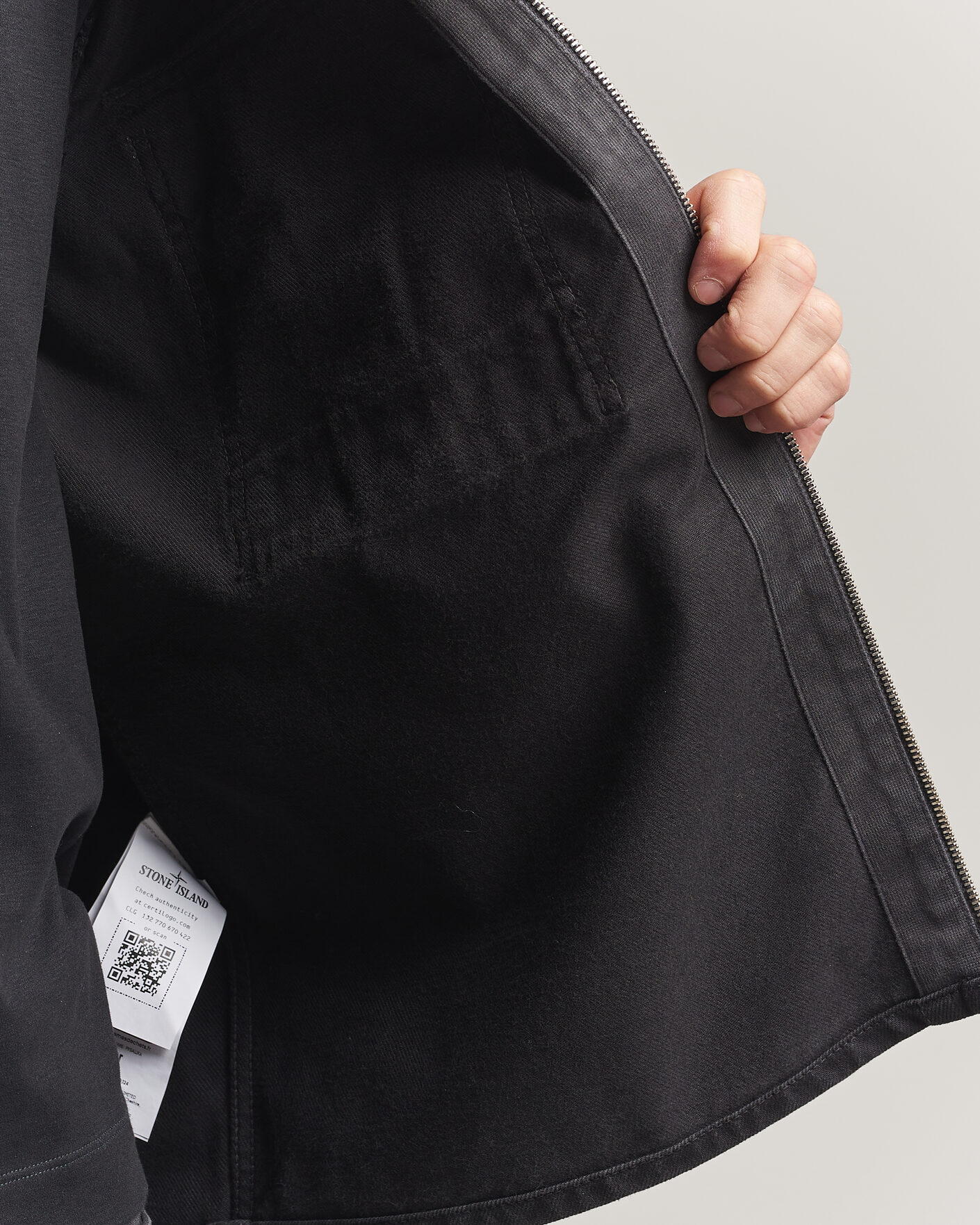 Herren | Jacken | Stone Island | Denim Zip Overshirt Black