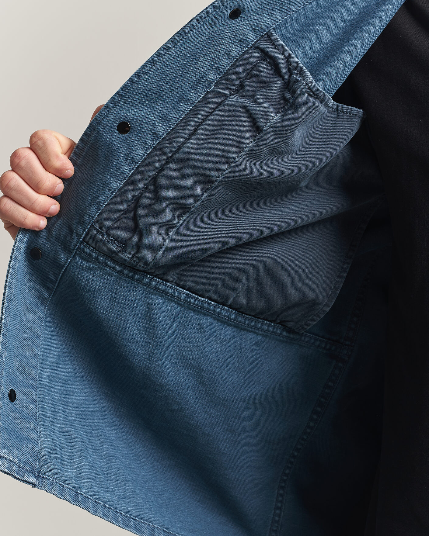 Herren | Hemden | Stone Island | Denim Overshirt Indigo