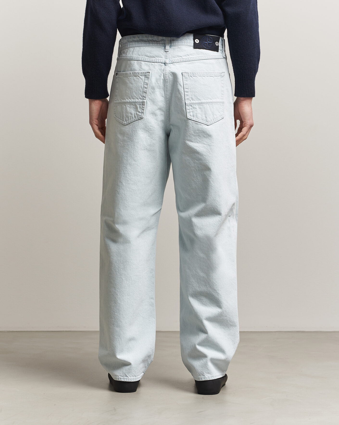 Herren | Hemden | Stone Island | Loose Fit Denim Jeans Blue Extra Bleach