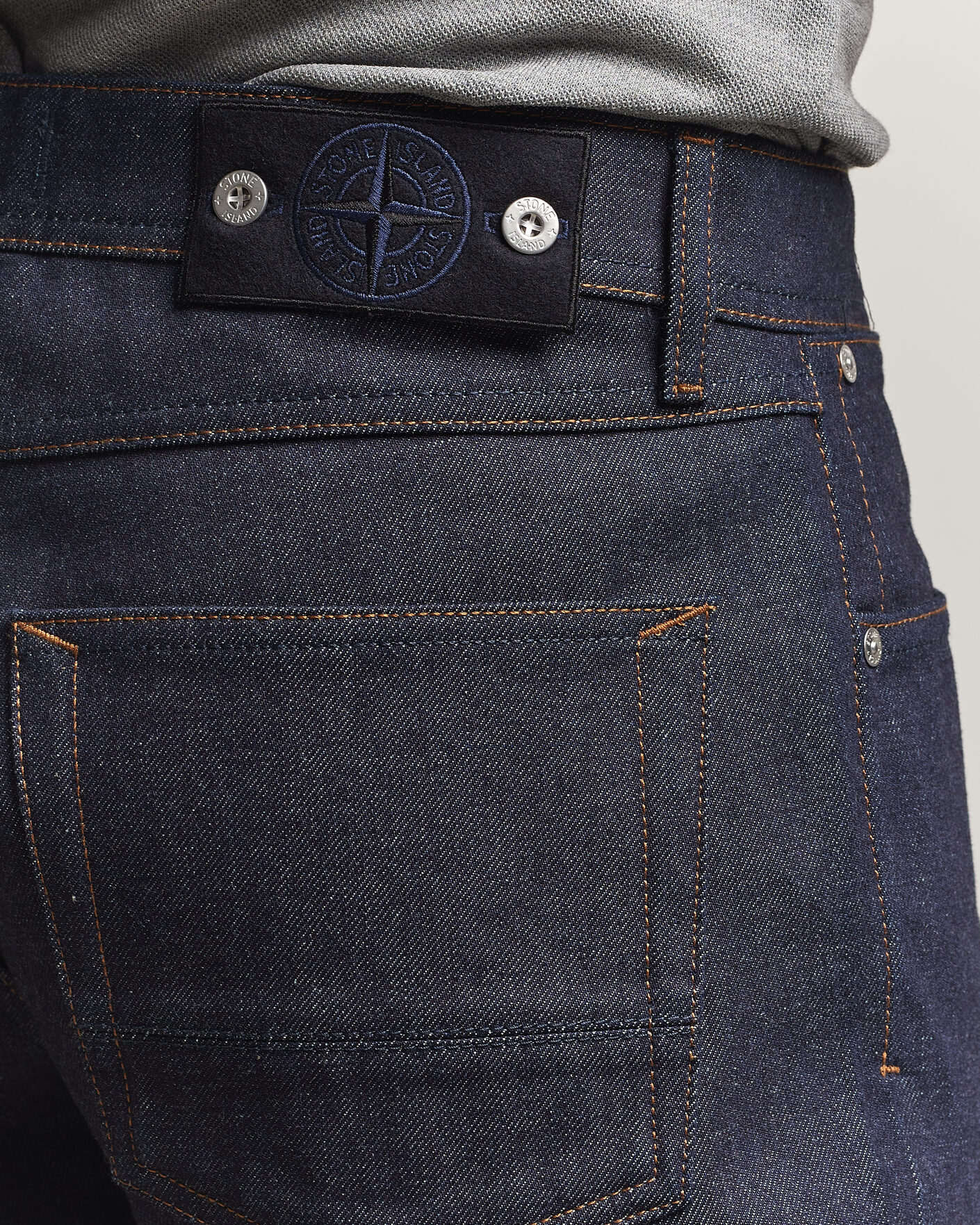 Herren | Jeans | Stone Island | Straight Fit Jeans Blue Raw