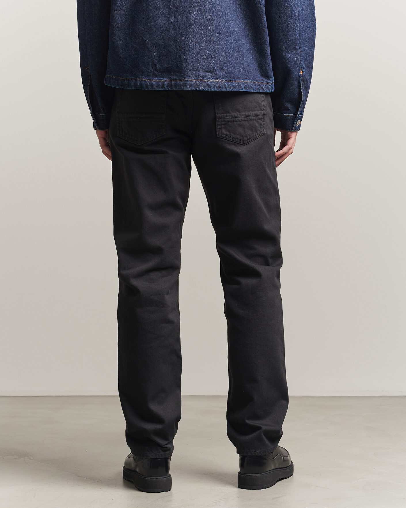 Herren | Jeans | Stone Island | Straight Fit Denim Jeans Black