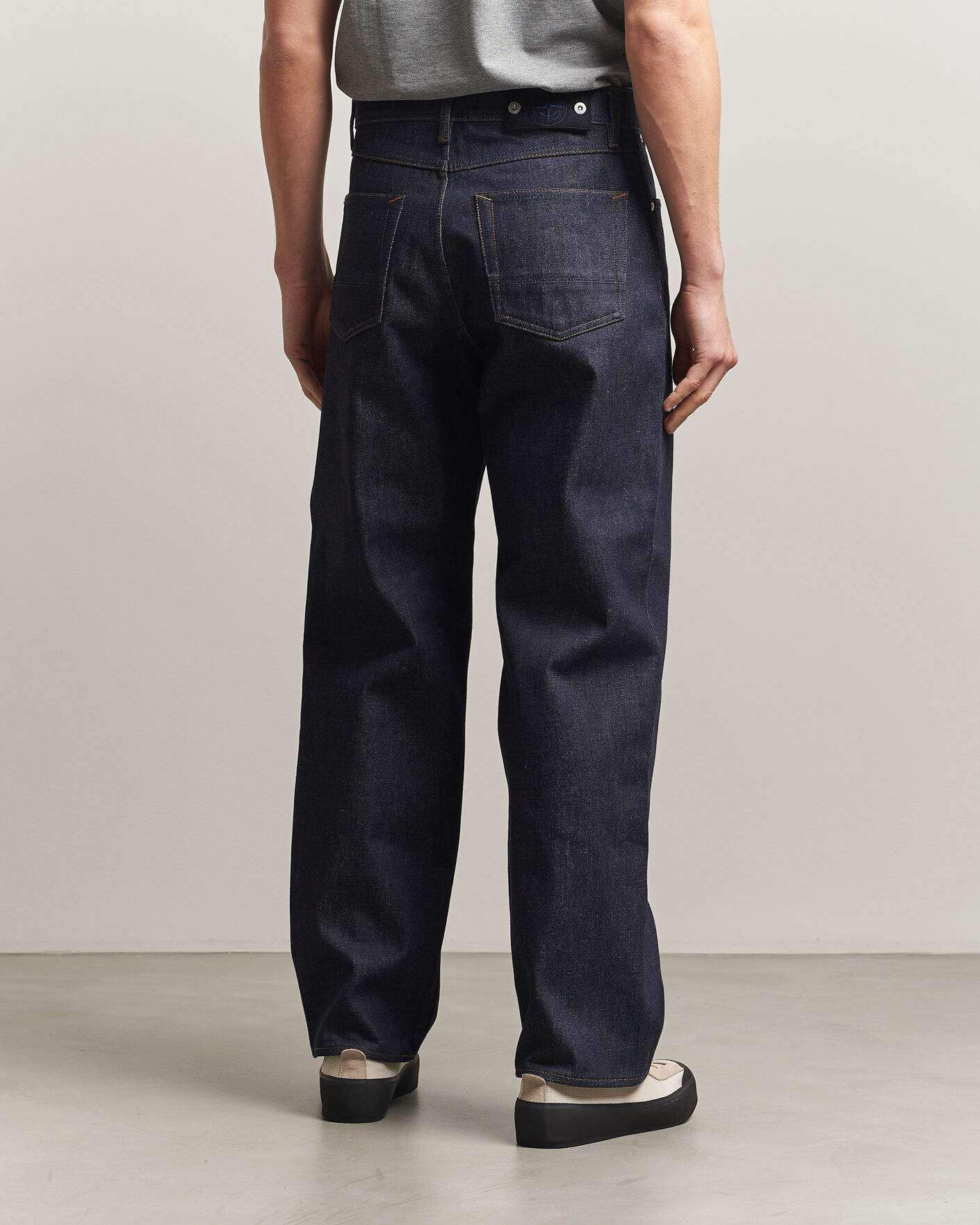 Herren | Jeans | Stone Island | Loose Fit Denim Jeans Blue Raw