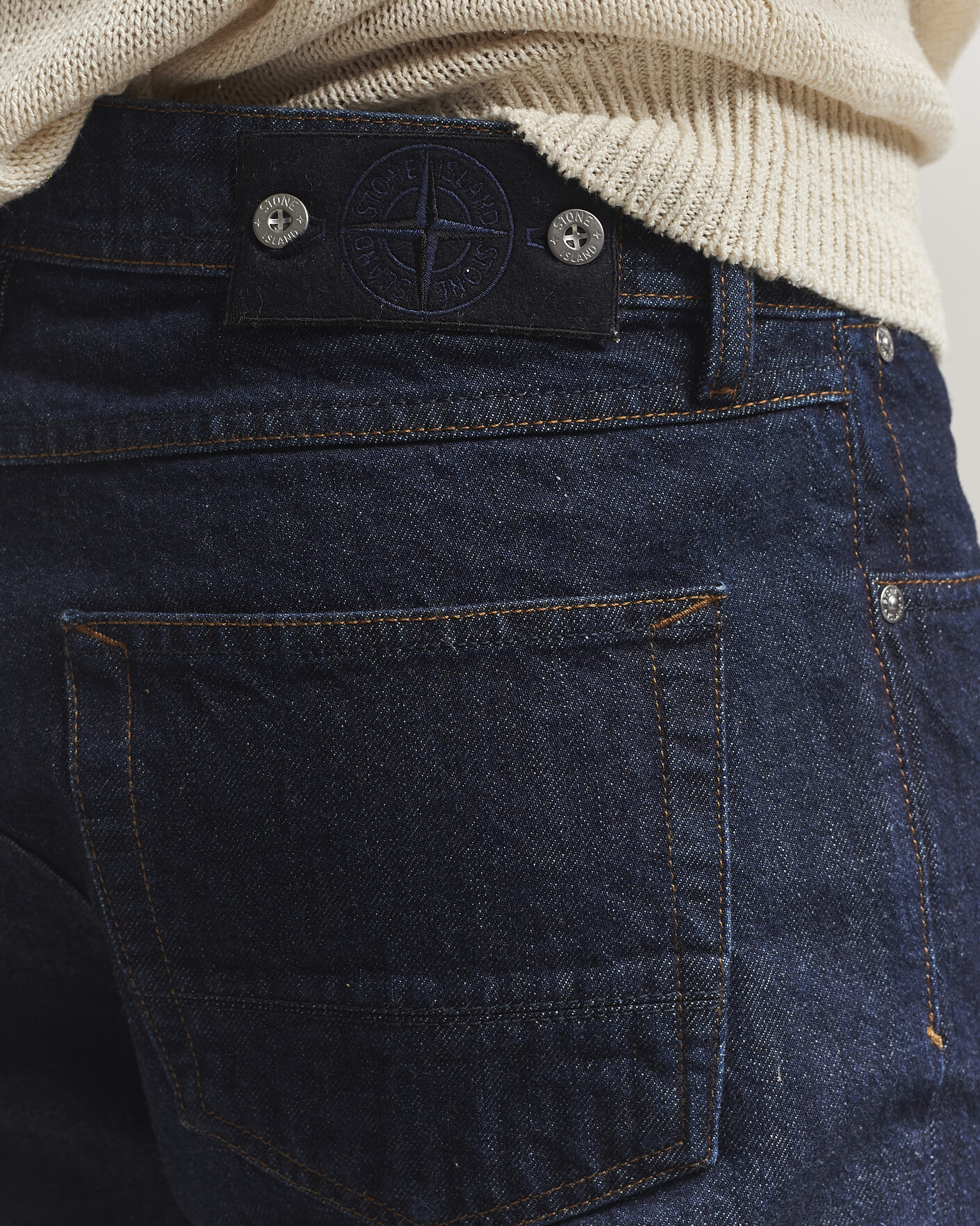 Herren | Jeans | Stone Island | Straight Fit Denim Jeans Blue Rinse