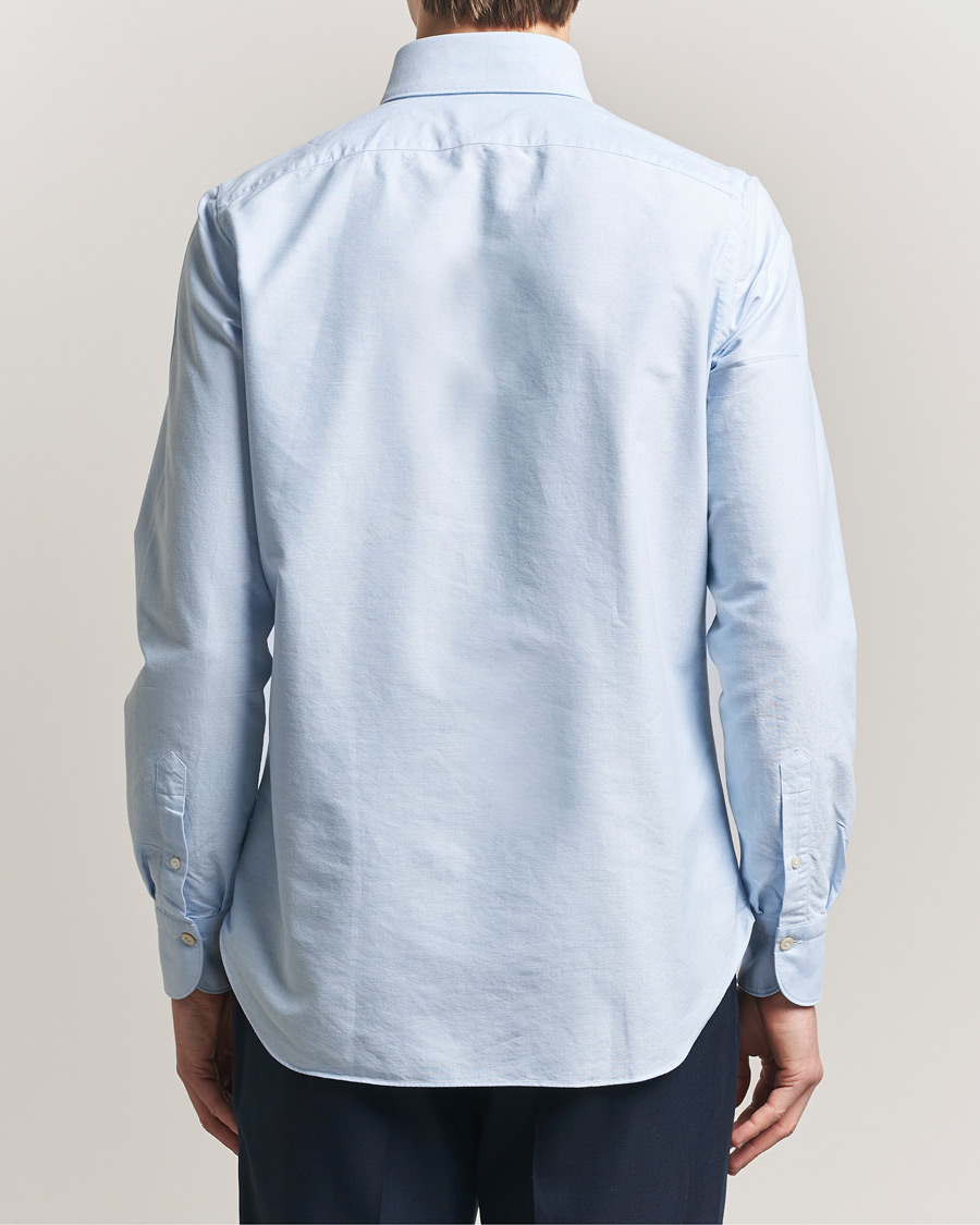 Herren | Hemden | Finamore Napoli | Gaeta Oxford Button Down Shirt Light Blue