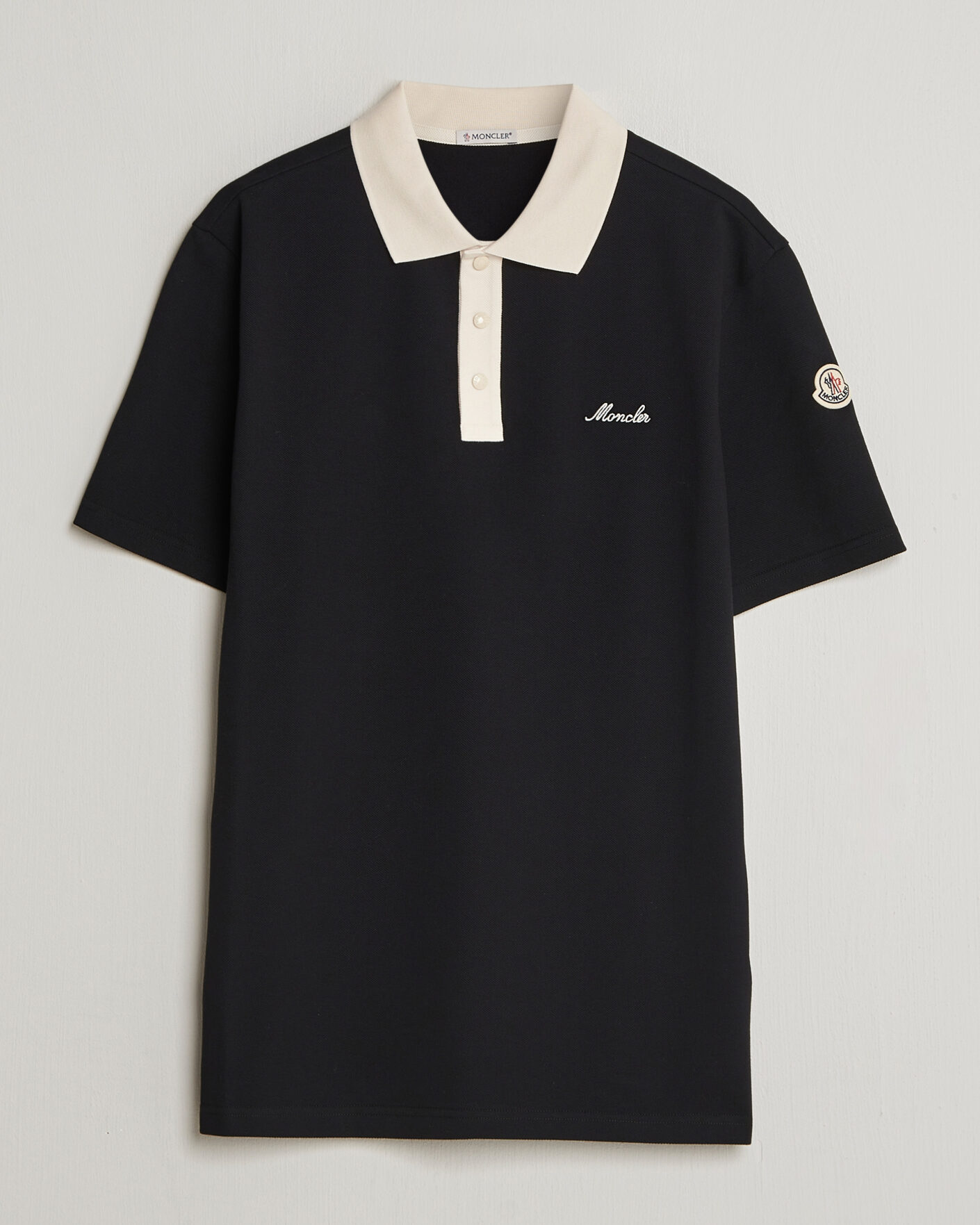 Herren | Poloshirts | Moncler | Signature Logo Polo Black