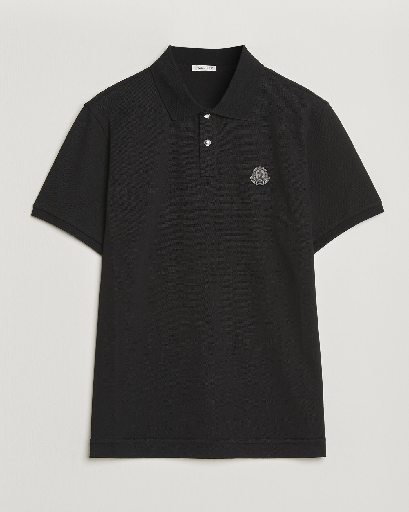 Herren | Poloshirts | Moncler | Luxury Logo Polo Black