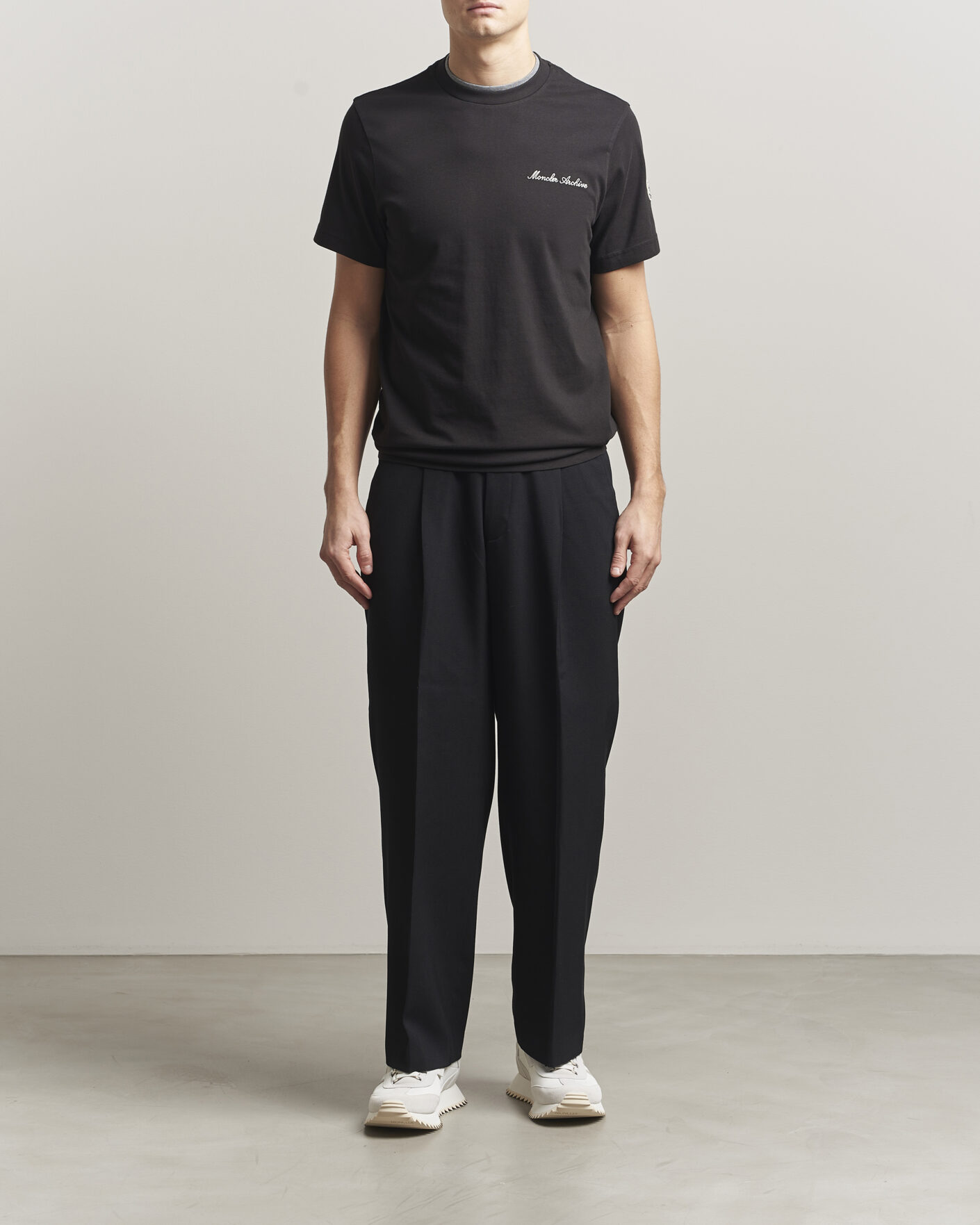 Herren | T-Shirts | Moncler | Signature Logo T-Shirt Black