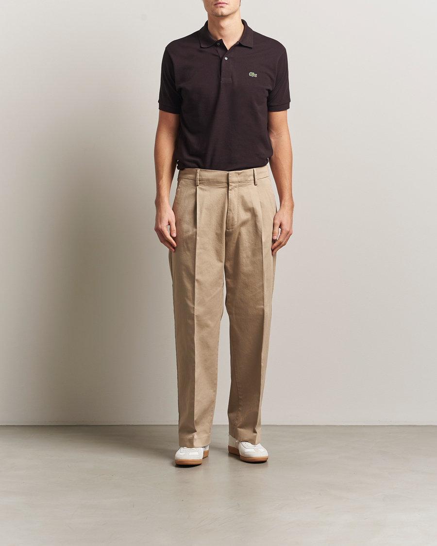 Herren | Poloshirts | Lacoste | Original Polo Piké Buffle Brown
