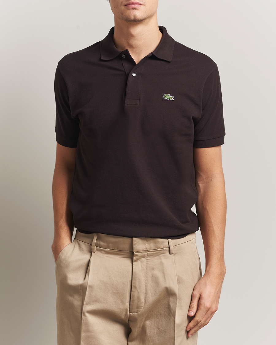 Herren | Poloshirts | Lacoste | Original Polo Piké Buffle Brown