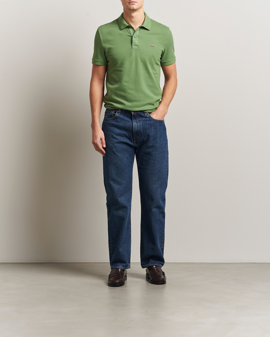 Herren | Poloshirts | Lacoste | Slim Fit Polo Piké Lettuce