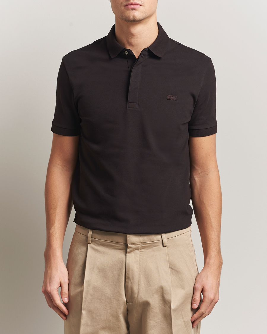 Herren | Poloshirts | Lacoste | Paris Polo Piké Buffle Brown