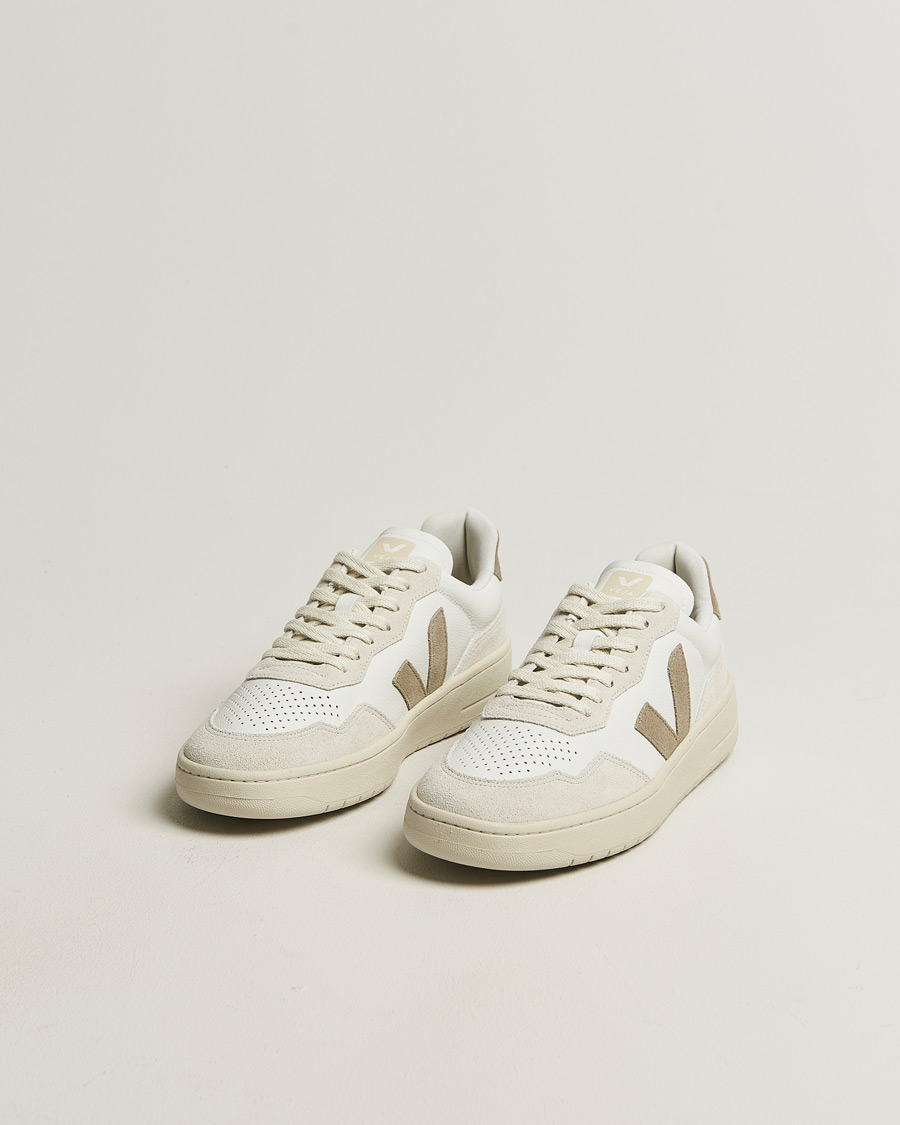 Herren | Sneaker | Veja | V-90 Sneaker White/Taupe