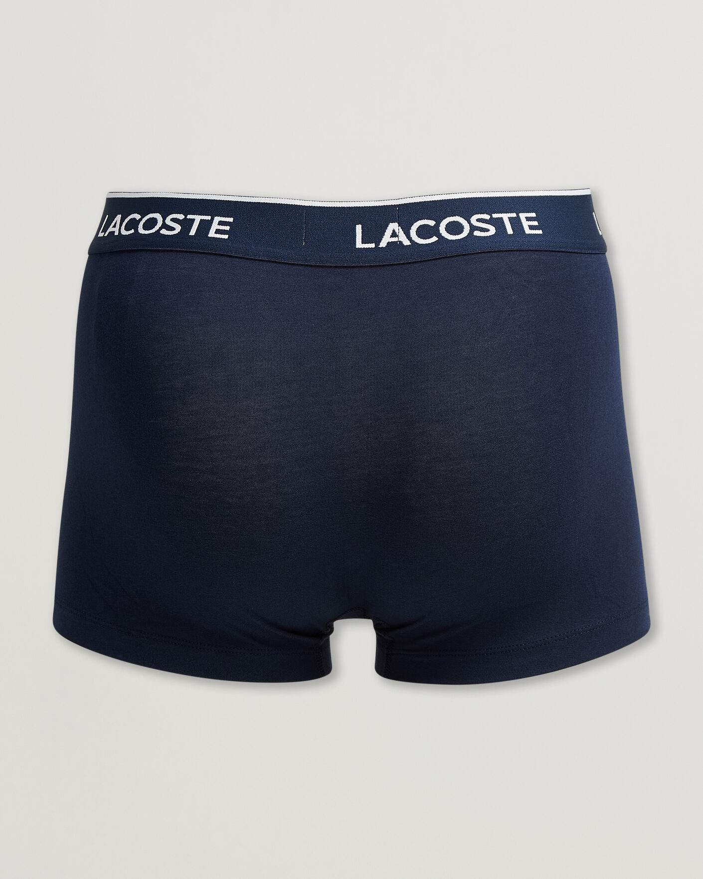 Herren | Unterwäsche | Lacoste | 3-Pack Stretch Cotton Trunks Navy Blue