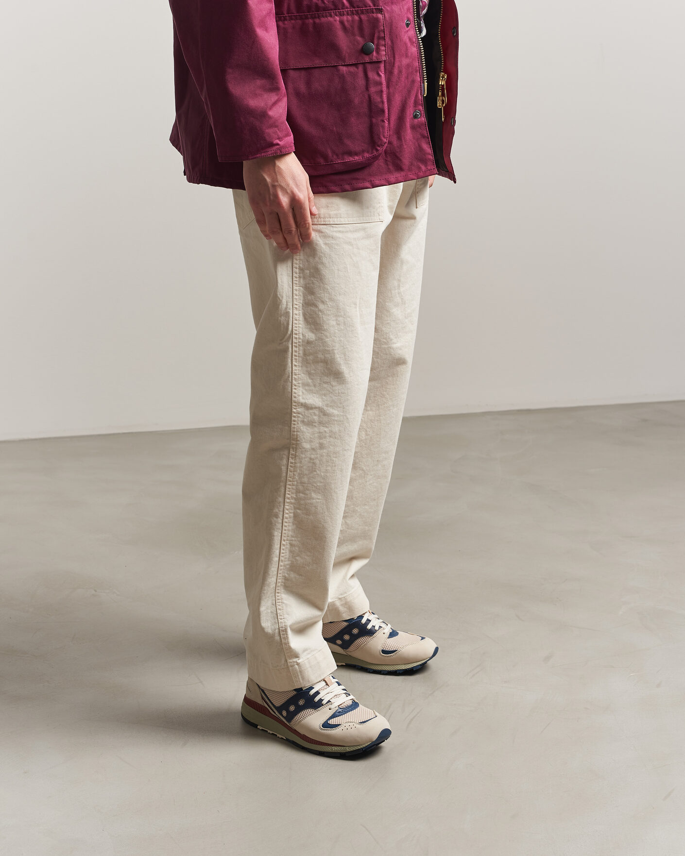 Herren | Sneaker | Saucony | Azura Lux Running Sneaker Tofu/Dress Blue